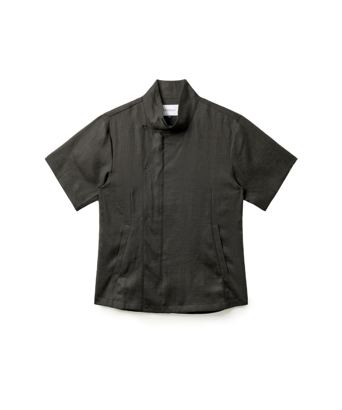 해칭룸(HATCHINGROOM) Arc Zip Shirket Black