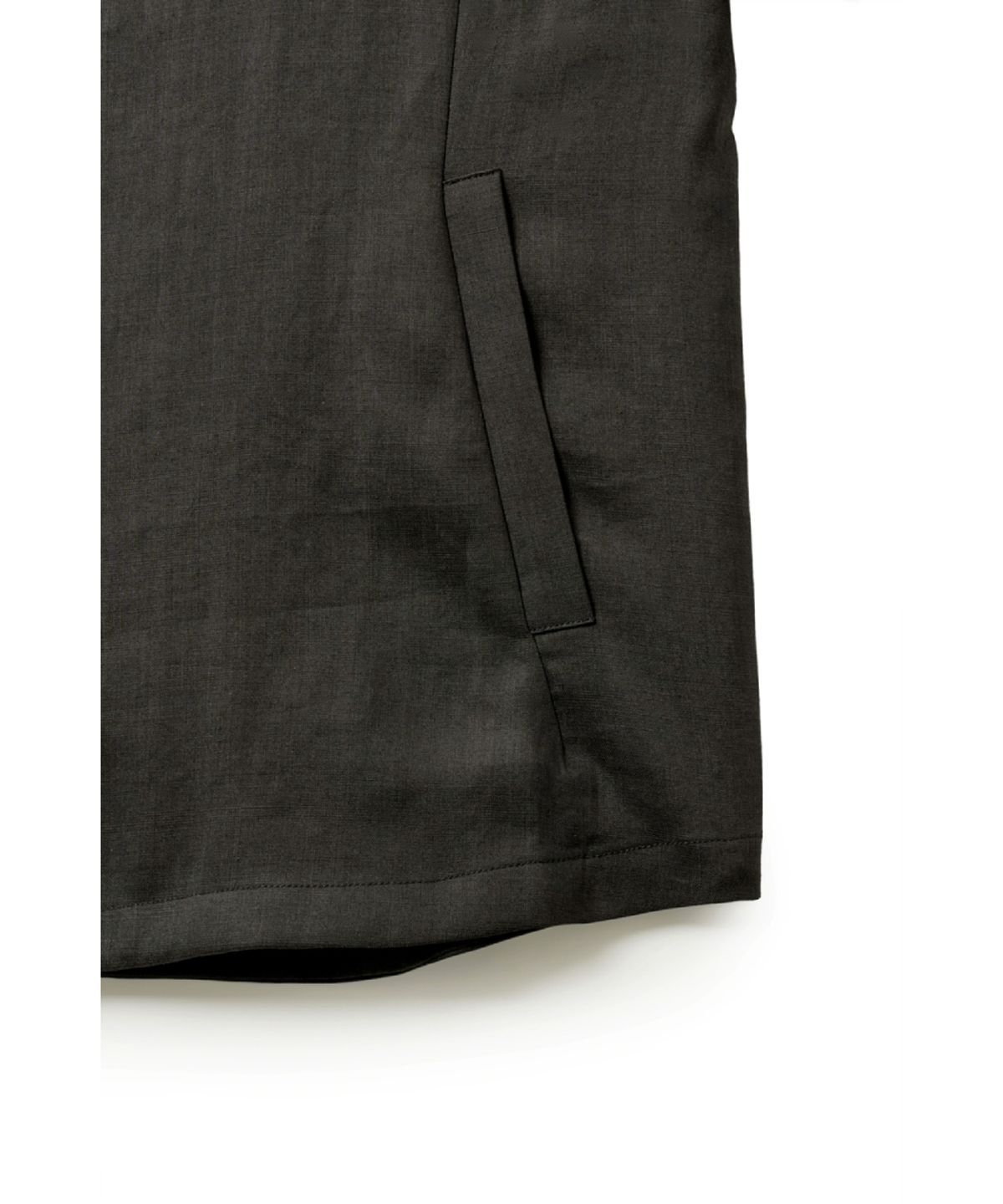 해칭룸(HATCHINGROOM) Arc Zip Shirket Black