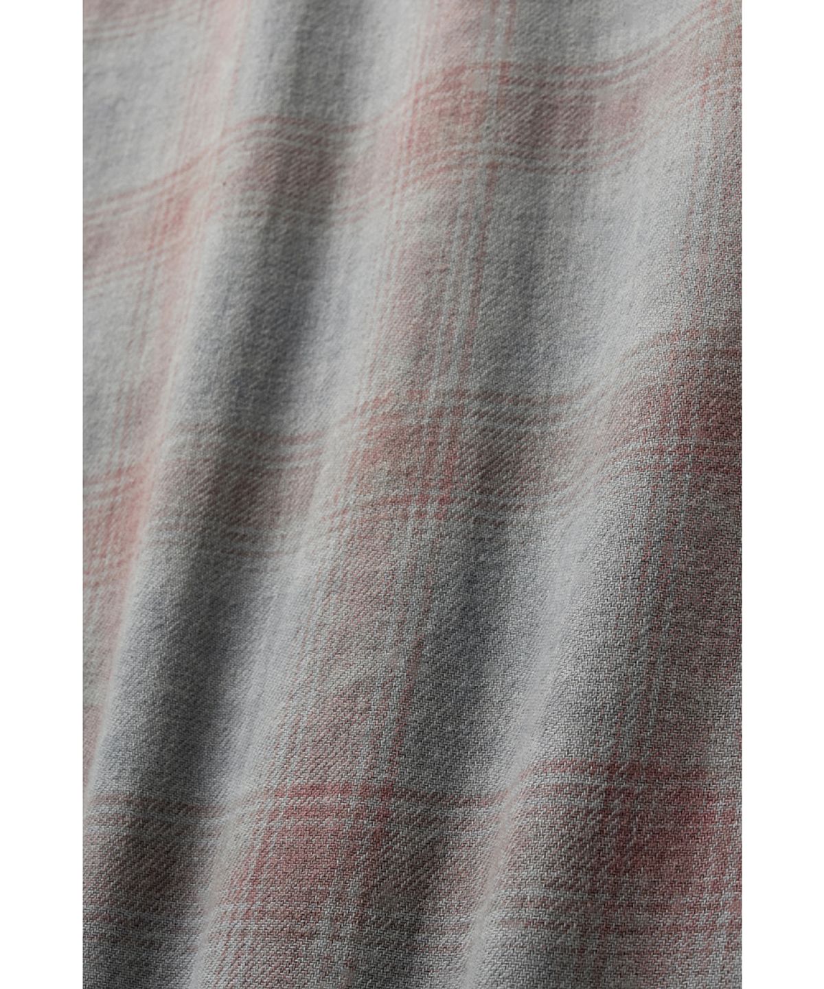 해칭룸(HATCHINGROOM) Arrow Shirt Over Dyed Bleached Check Grey