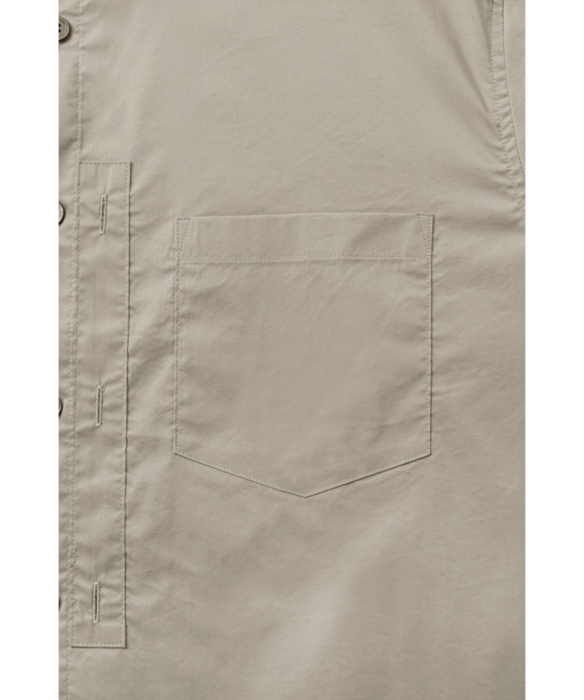 해칭룸(HATCHINGROOM) Plaket Shirt Beige
