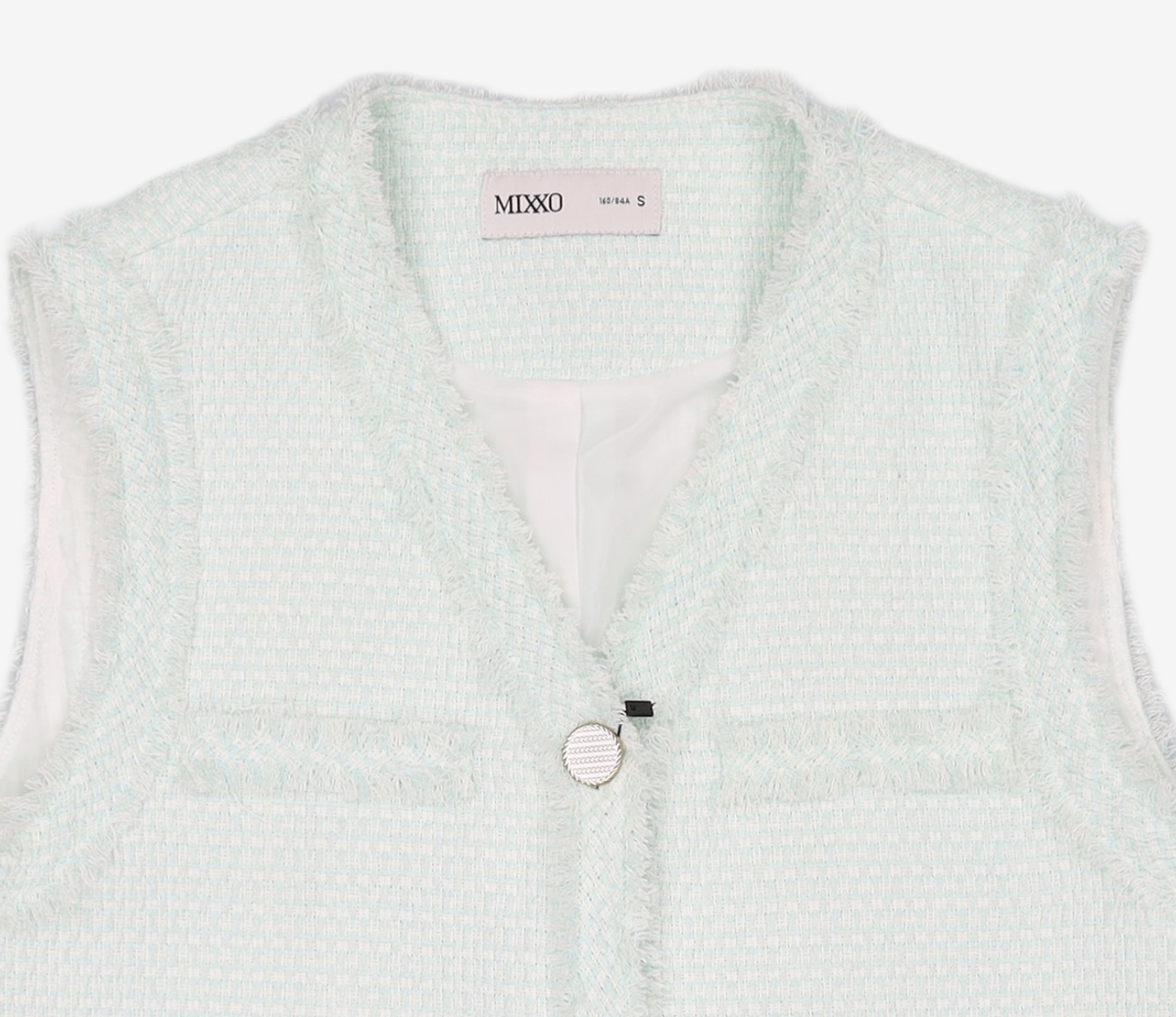 미쏘(MIXXO) 트위드 베스트 MIWVWC312G S