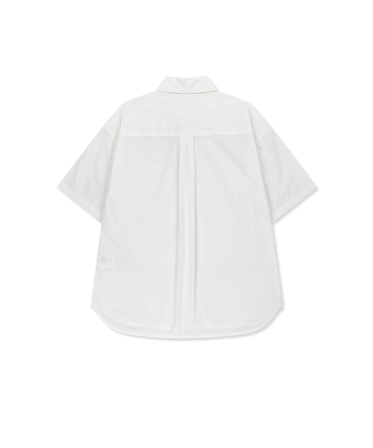 마뗑킴(MATIN KIM) HALF SLEEVE POCKET SHIRT IN WHITE
