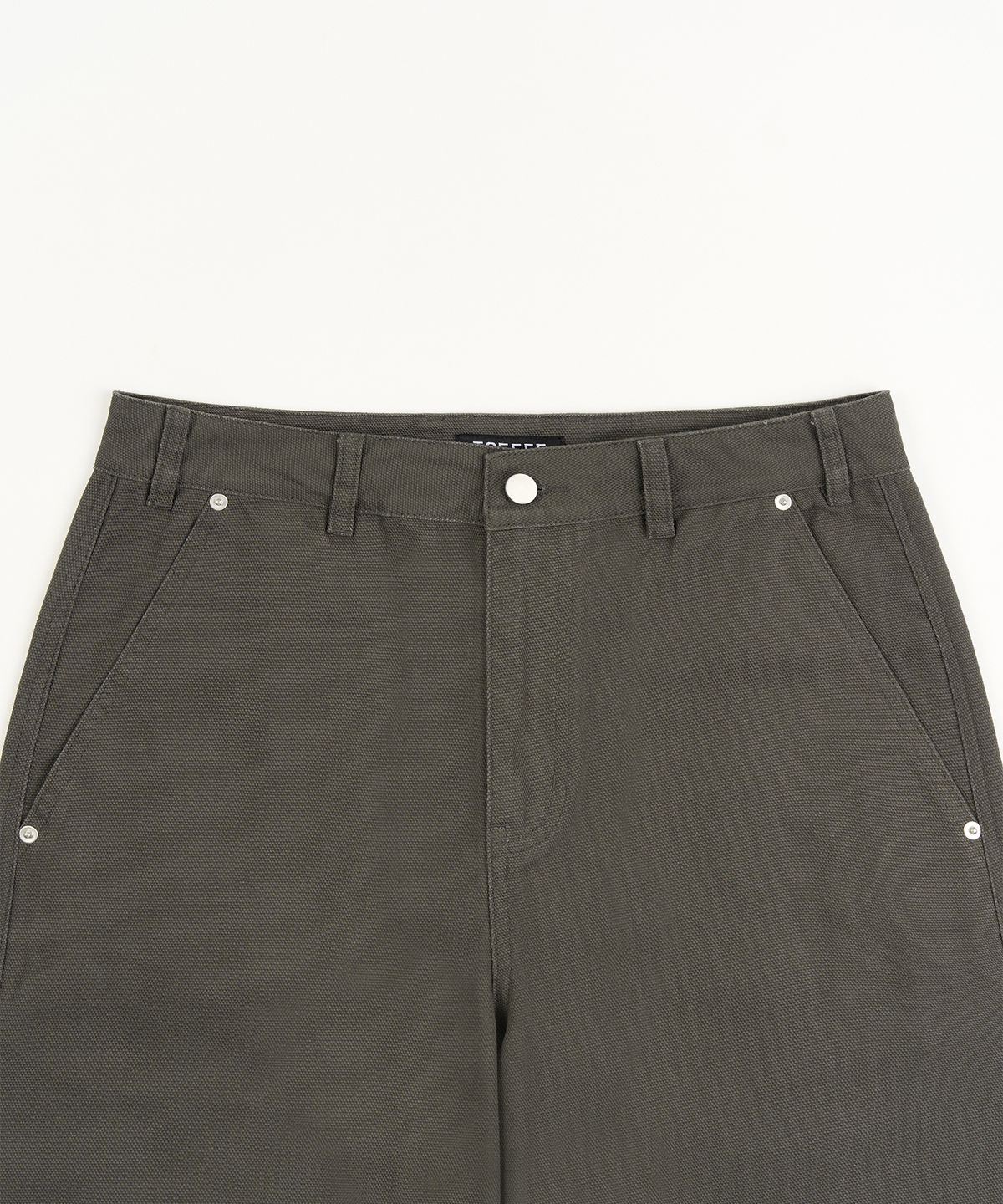 토피(TOFFEE) 클래식 옥스포드 워크 팬츠 (CHARCOAL)