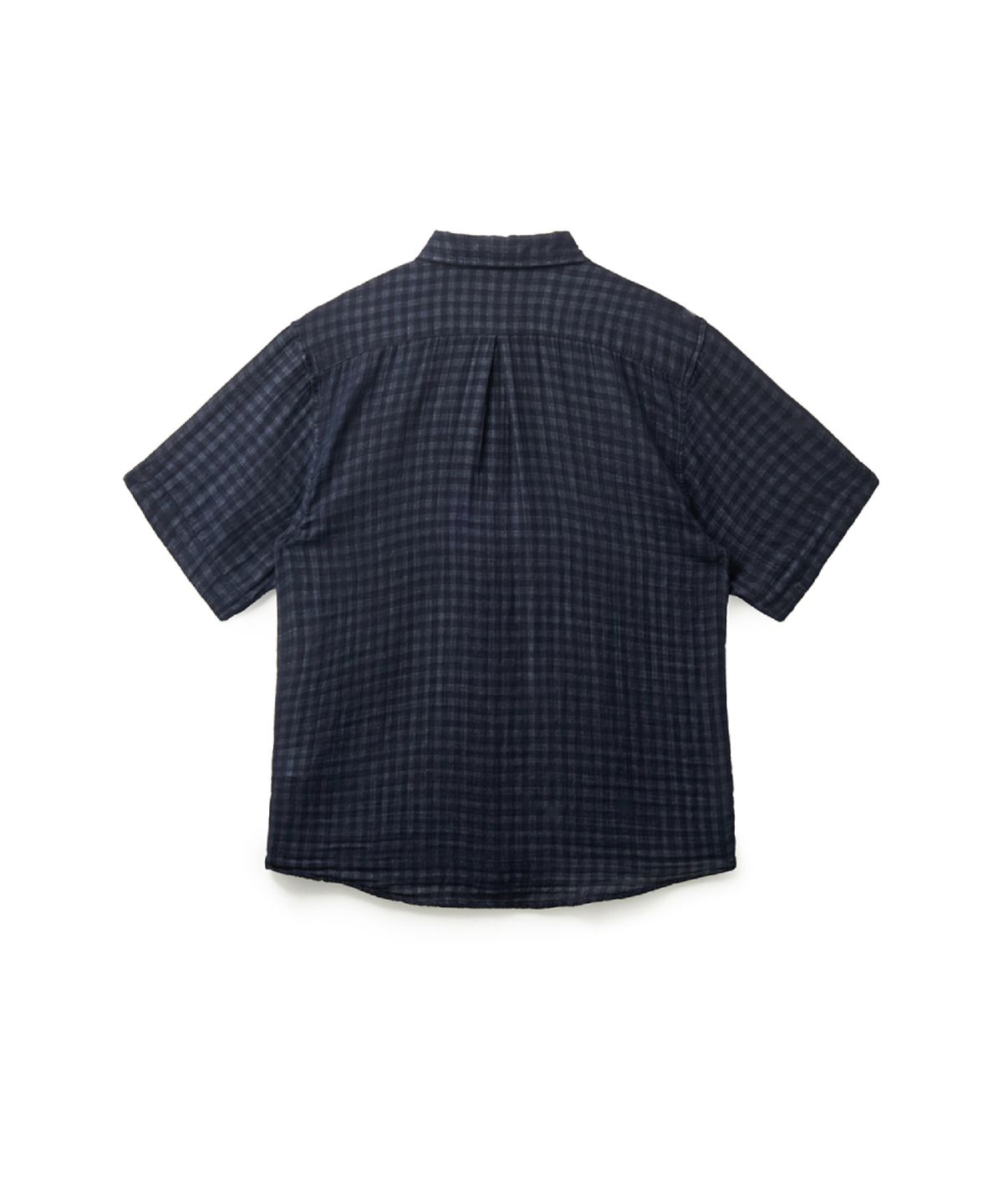 해칭룸(HATCHINGROOM) Shadow Check Shirt Gingham Check Dark Navy