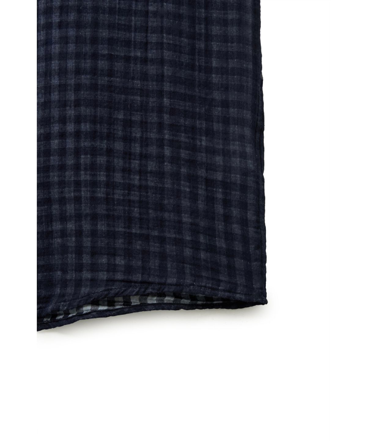 해칭룸(HATCHINGROOM) Shadow Check Shirt Gingham Check Dark Navy