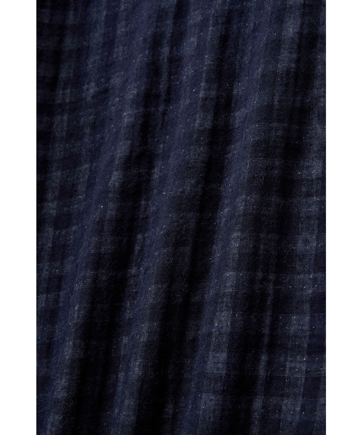 해칭룸(HATCHINGROOM) Shadow Check Shirt Gingham Check Dark Navy
