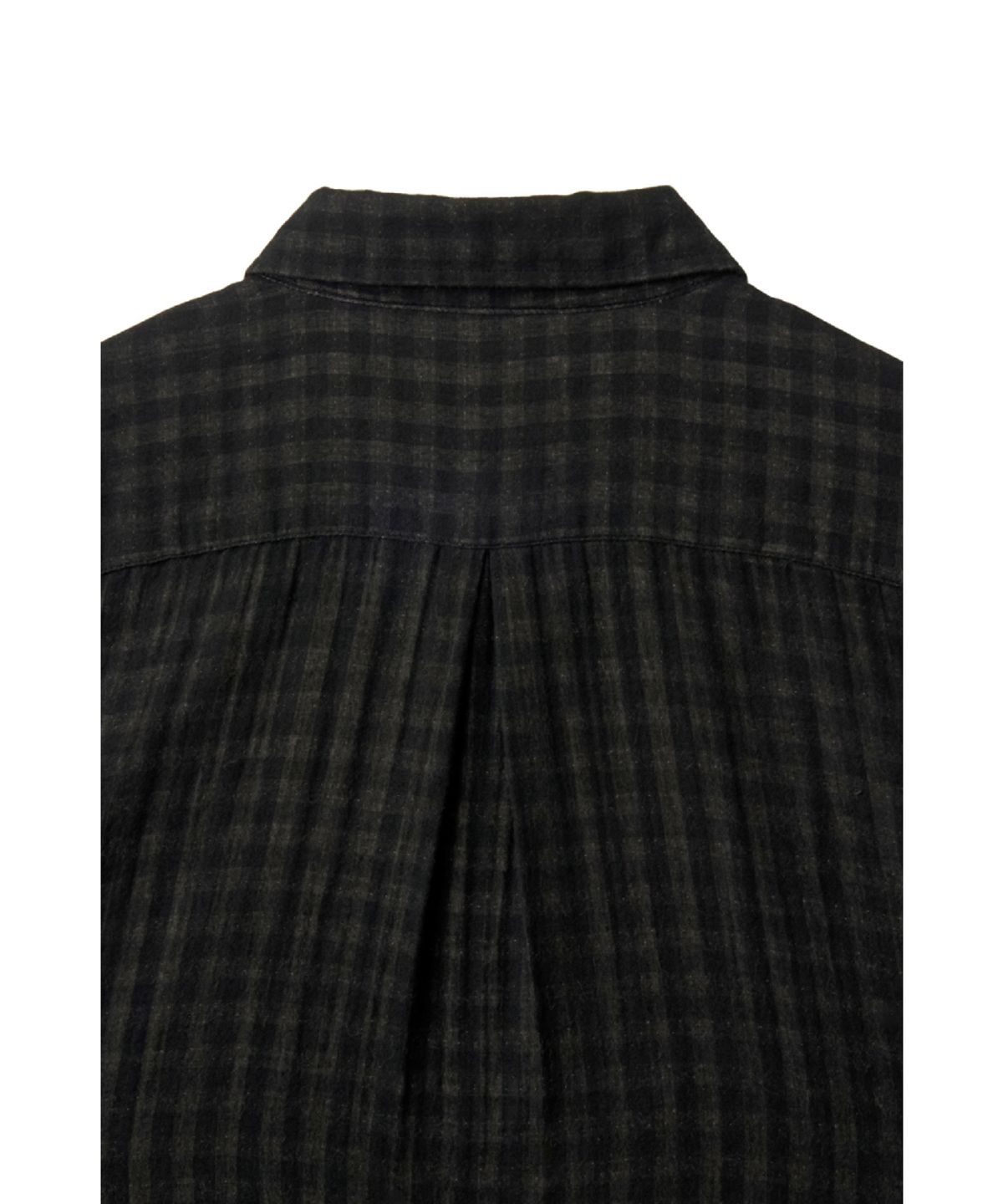 해칭룸(HATCHINGROOM) Shadow Check Shirt Gingham Check Grey Beige