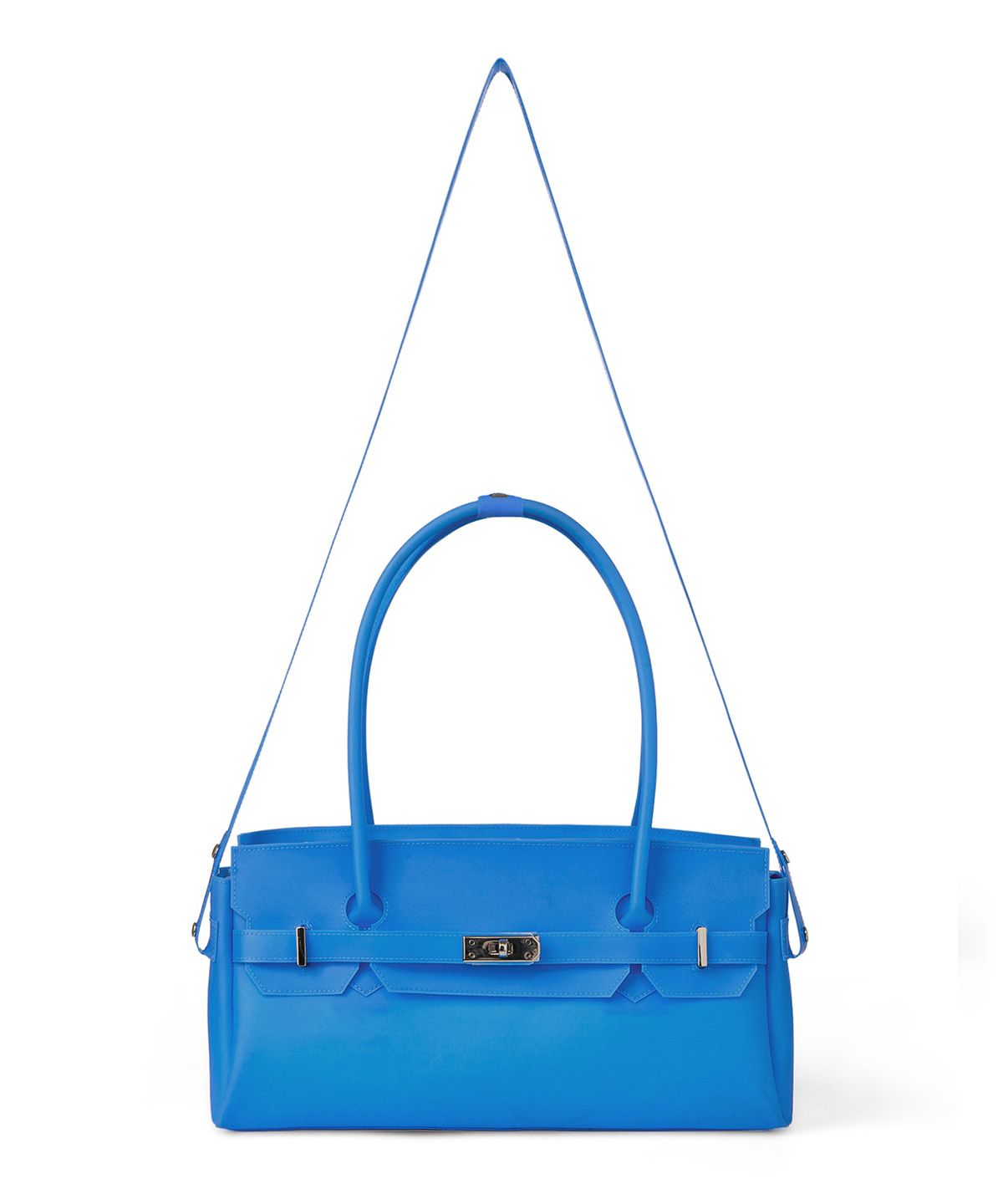 다이닛(DEINET) JELLY TWO-WAY BAG IN BLUE