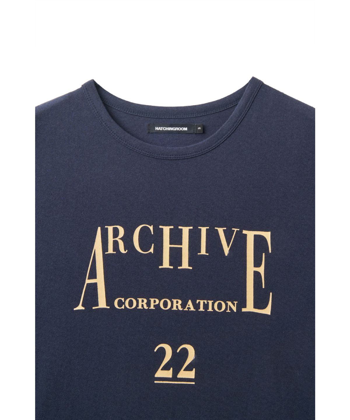 해칭룸(HATCHINGROOM) Archive Corporation Tee Navy