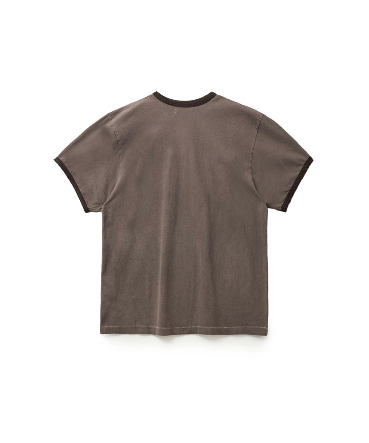 해칭룸(HATCHINGROOM) Vampire Kid Ringer Tee Dyed Brown