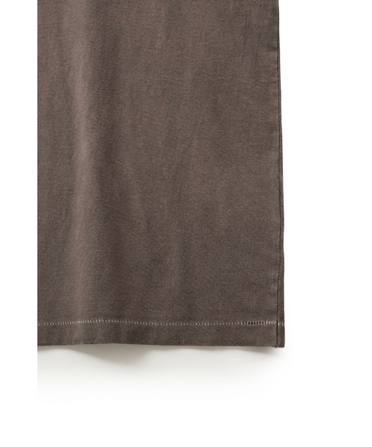 해칭룸(HATCHINGROOM) Vampire Kid Ringer Tee Dyed Brown