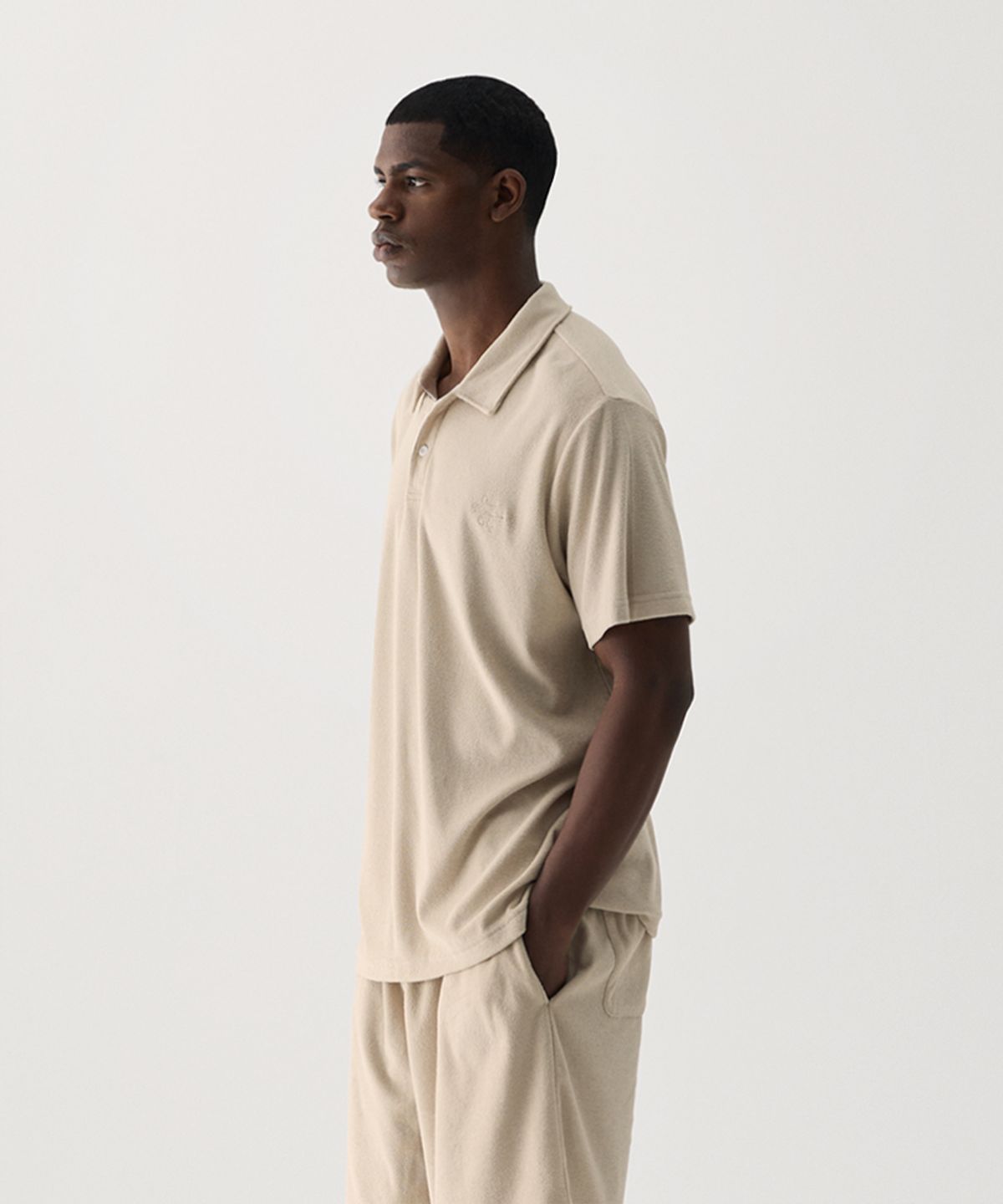 크루멤버스온리(CREW MEMBERS ONLY) ALLDAY TERRY SET UP BEIGE