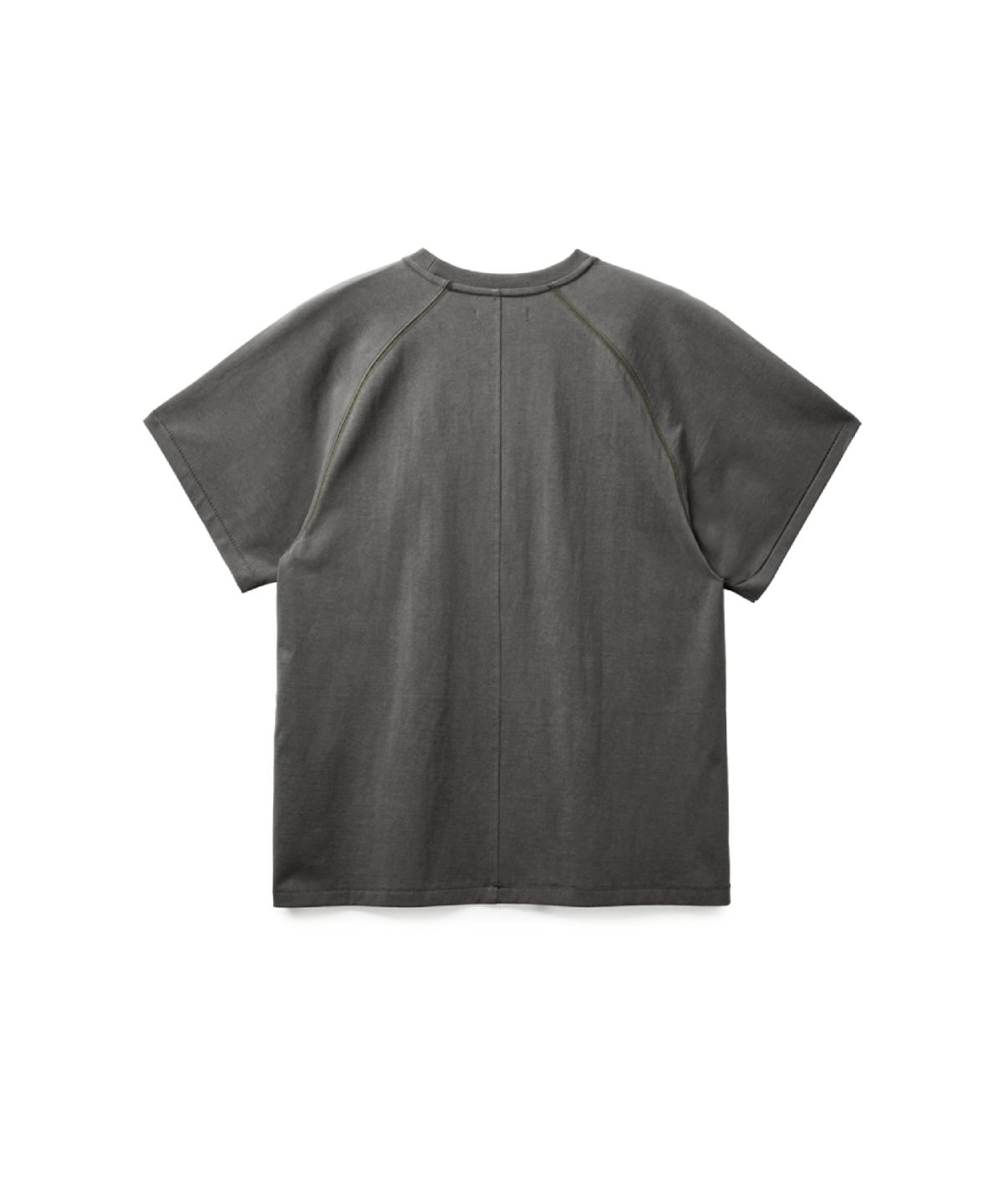 해칭룸(HATCHINGROOM) Crop Tee 1/2 Charcoal