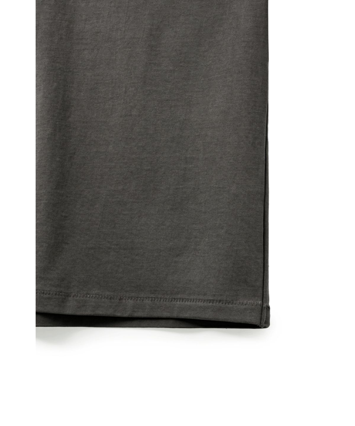해칭룸(HATCHINGROOM) Crop Tee 1/2 Charcoal
