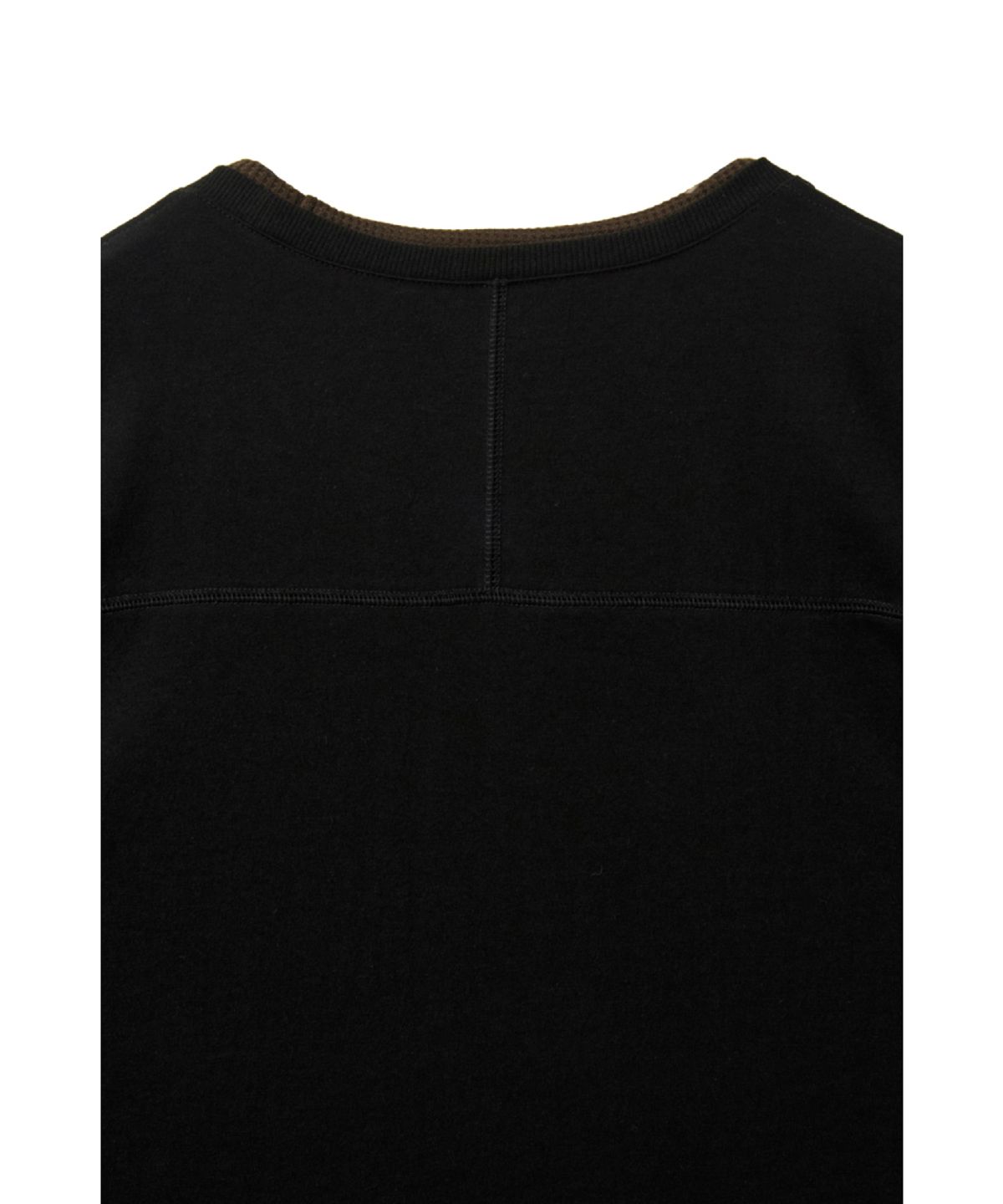 해칭룸(HATCHINGROOM) Double Neck Tee Black