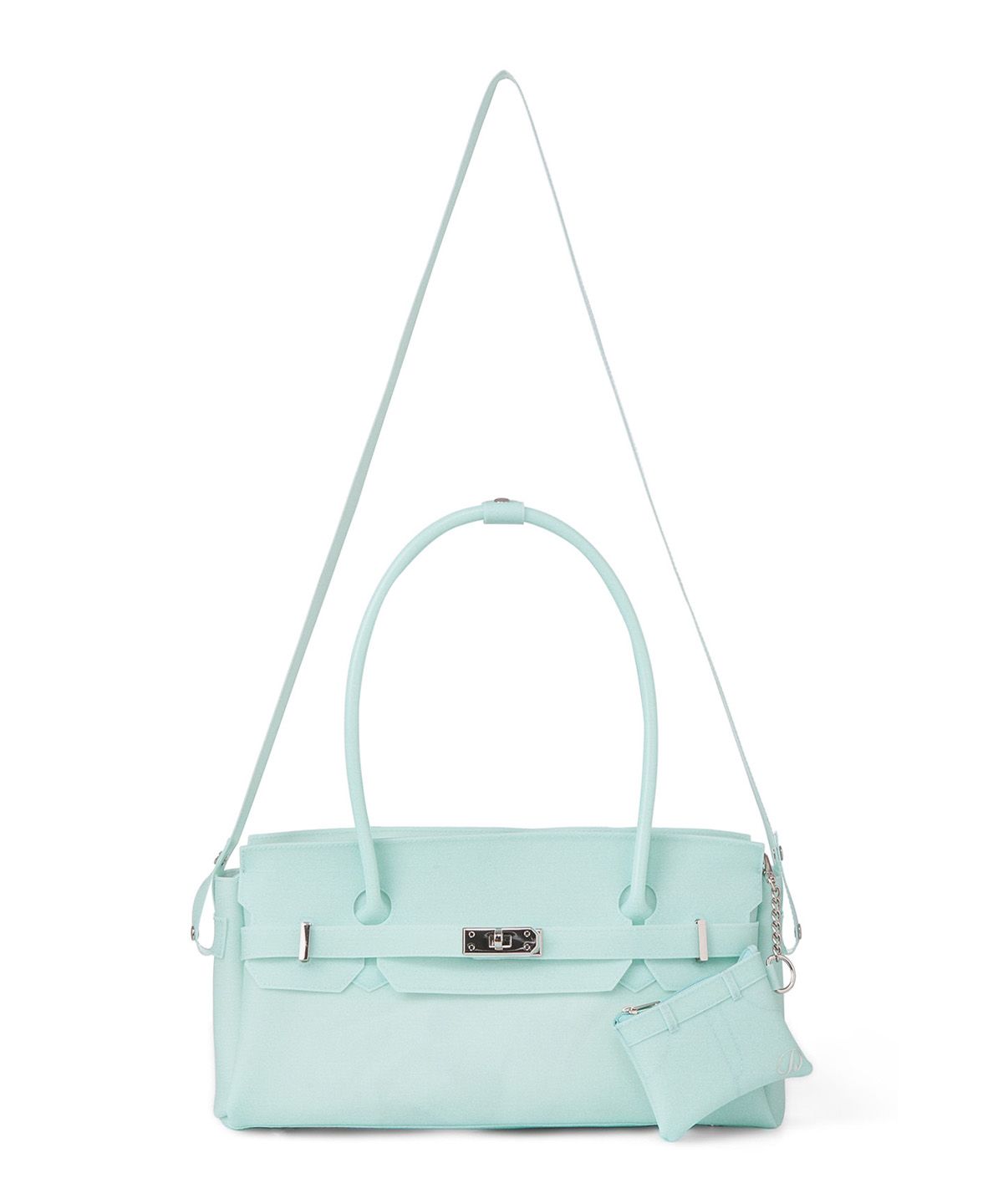 다이닛(DEINET) JELLY TWO-WAY BAG IN ICE BLUE