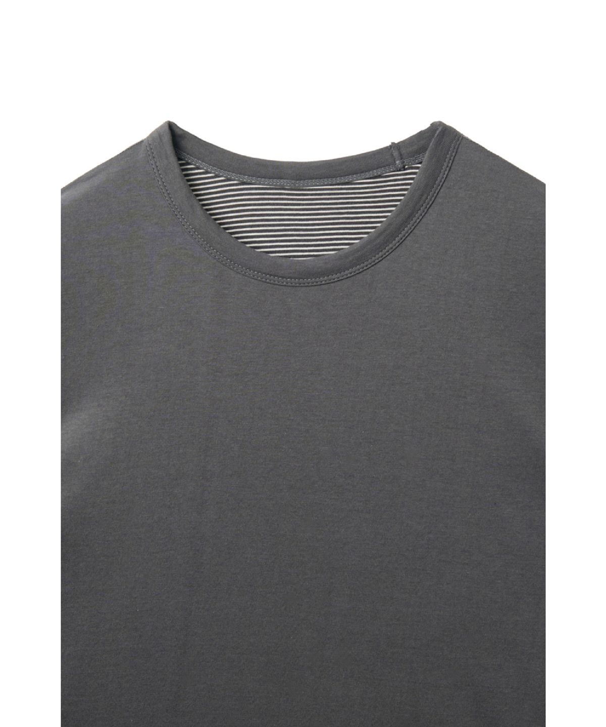 해칭룸(HATCHINGROOM) Two Face Tee 1/2 Charcoal