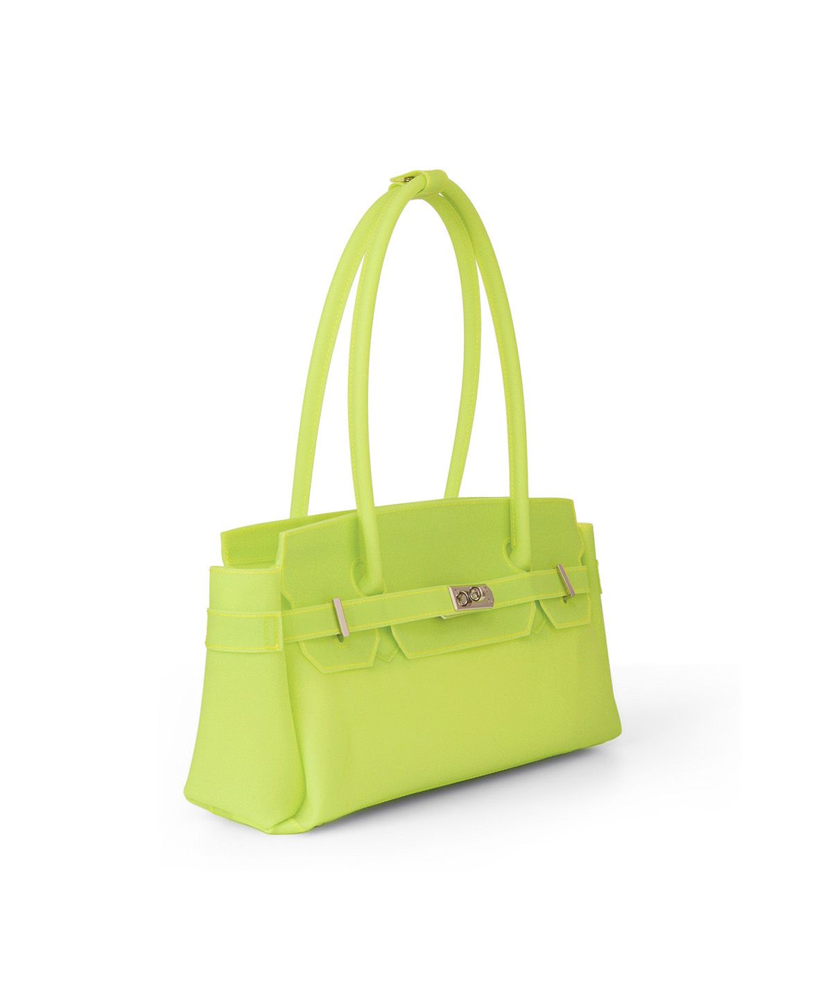 다이닛(DEINET) JELLY TWO-WAY BAG IN LIGHT YELLOW