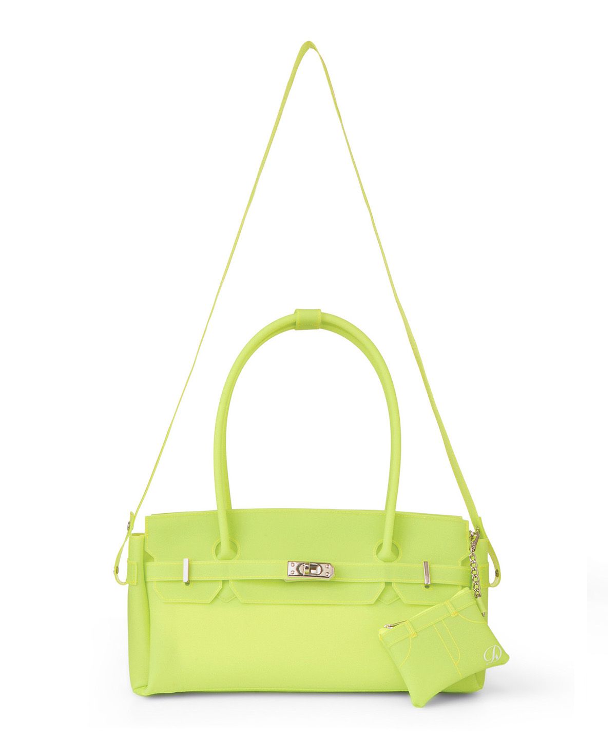 다이닛(DEINET) JELLY TWO-WAY BAG IN LIGHT YELLOW