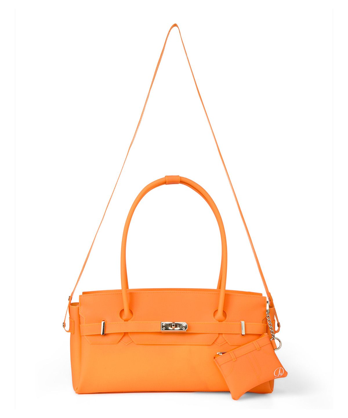 다이닛(DEINET) JELLY TWO-WAY BAG IN ORANGE