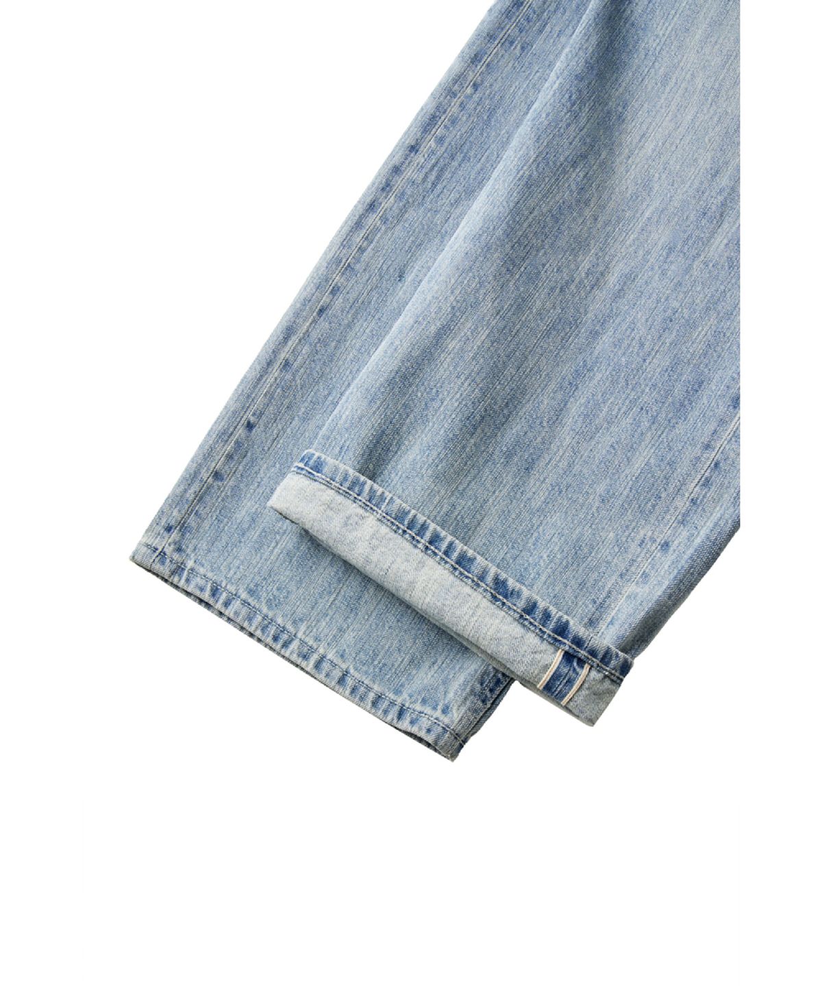 해칭룸(HATCHINGROOM) Regular Selvedge Jeans Slub Light Blue