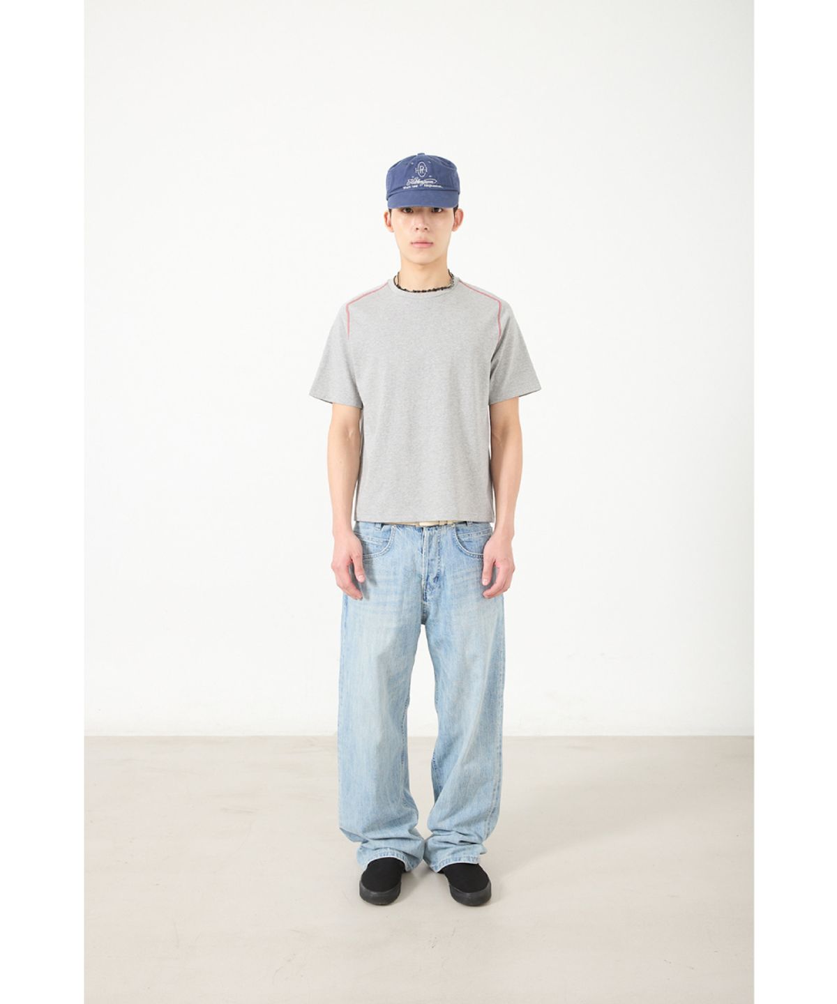 해칭룸(HATCHINGROOM) Regular Selvedge Jeans Slub Light Blue