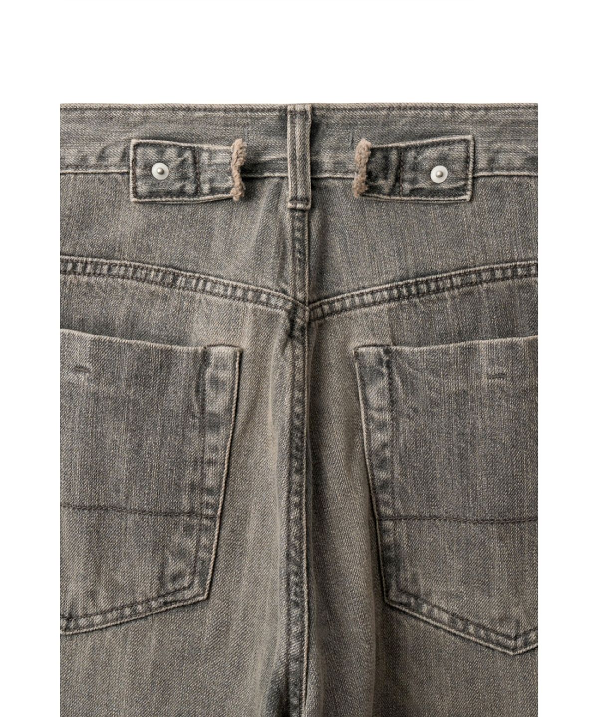 해칭룸(HATCHINGROOM) Regular Selvedge Jeans Slub Vintage Grey