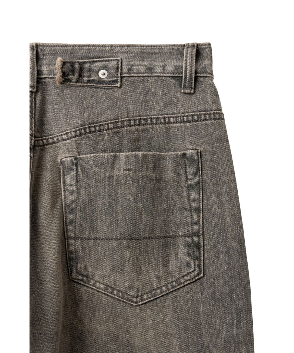 해칭룸(HATCHINGROOM) Regular Selvedge Jeans Slub Vintage Grey