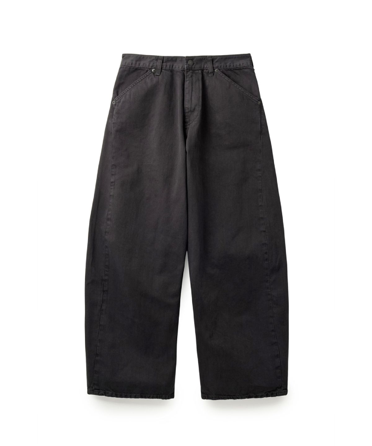 해칭룸(HATCHINGROOM) Wide Curve Jeans Charcoal