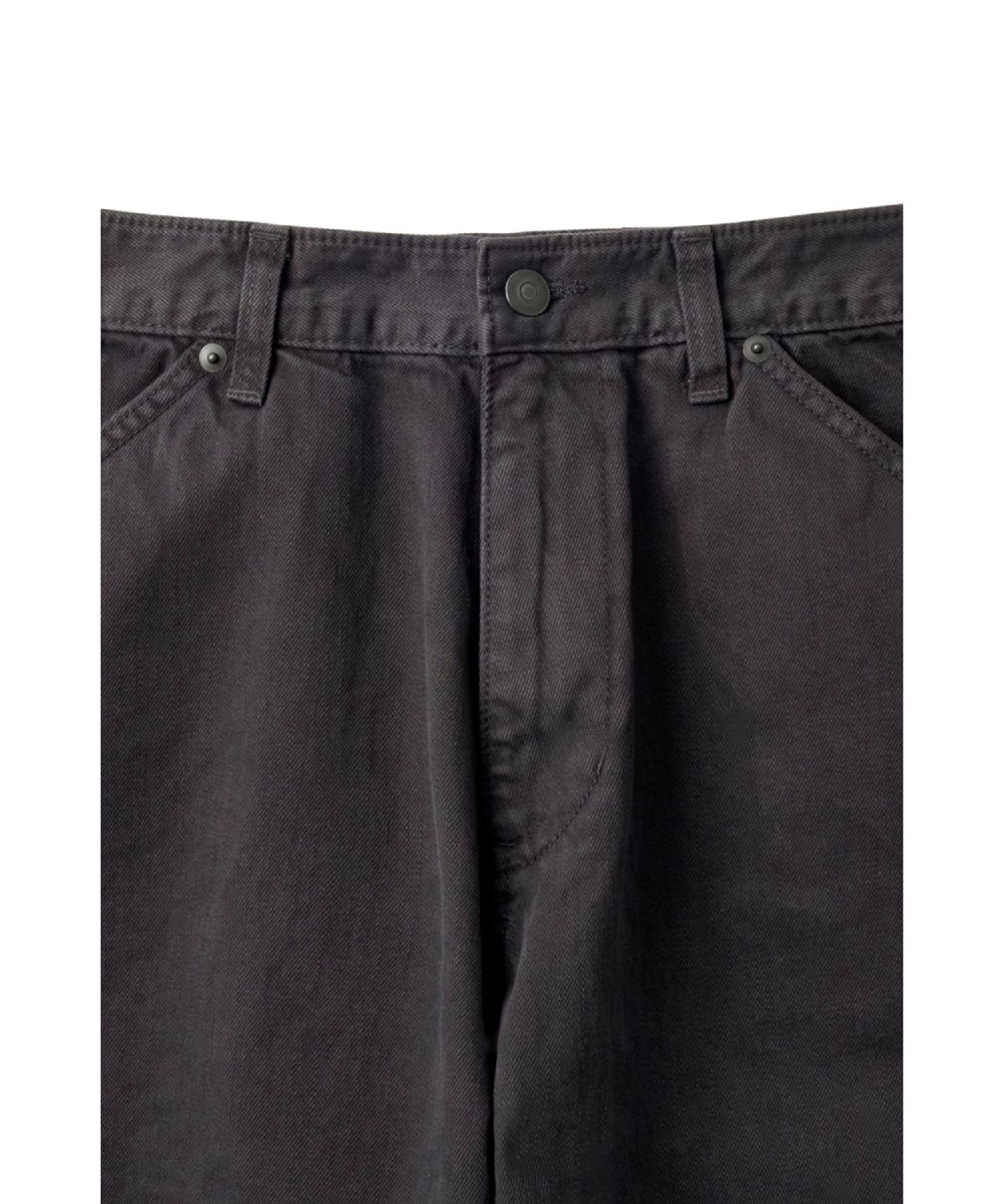 해칭룸(HATCHINGROOM) Wide Curve Jeans Charcoal