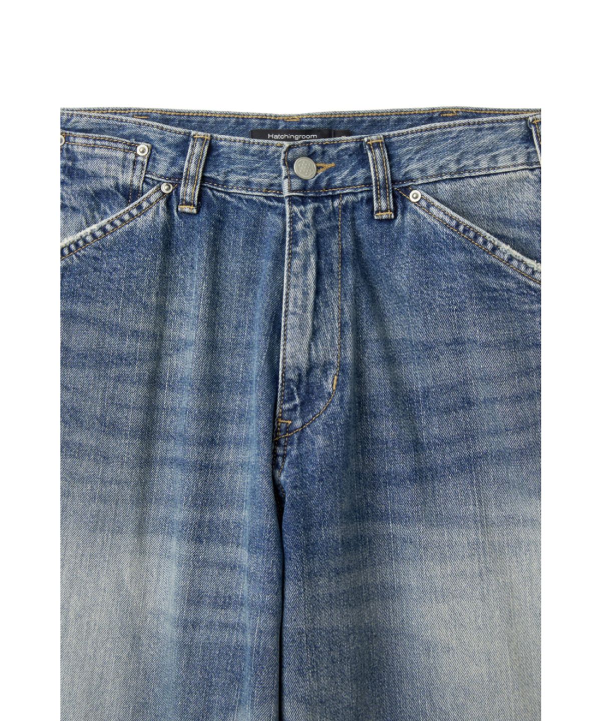 해칭룸(HATCHINGROOM) Wide Jeans Blue
