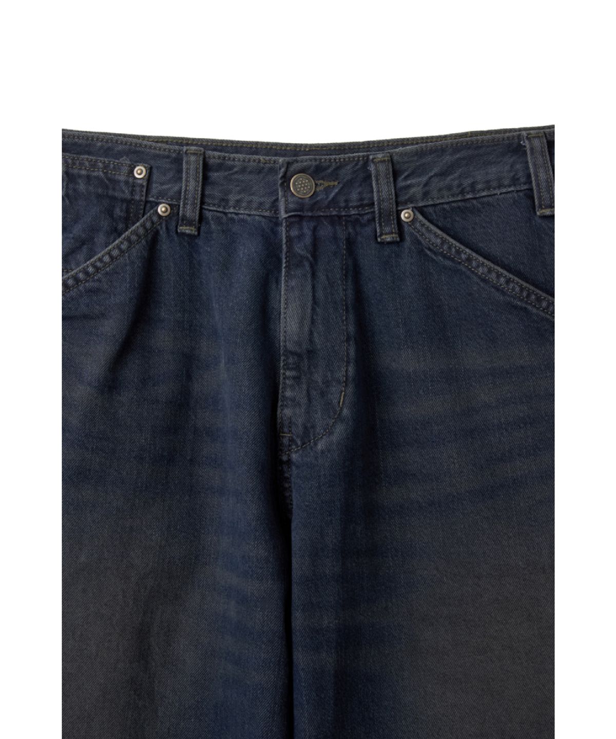 해칭룸(HATCHINGROOM) Wide Jeans Dark Blue