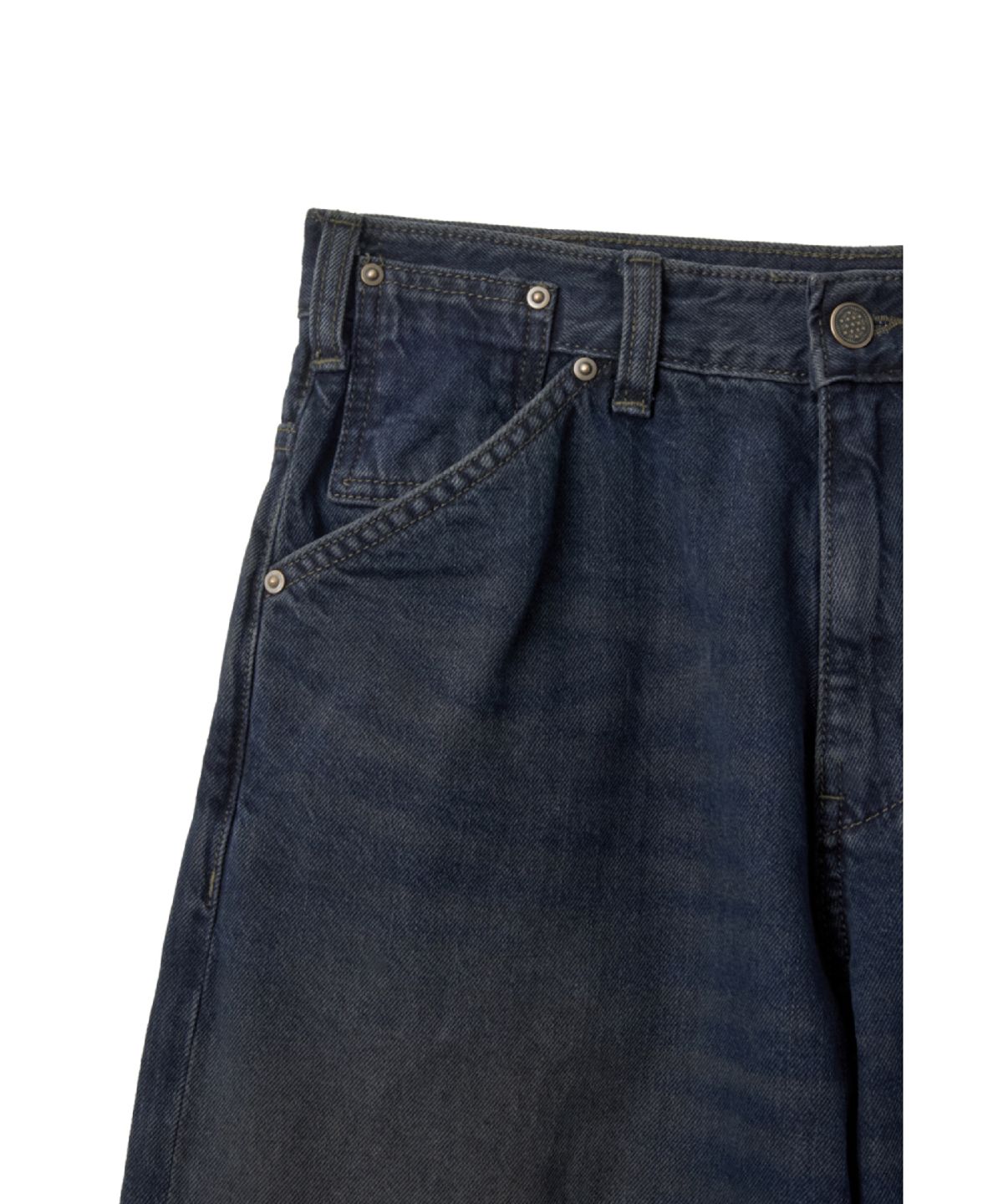해칭룸(HATCHINGROOM) Wide Jeans Dark Blue