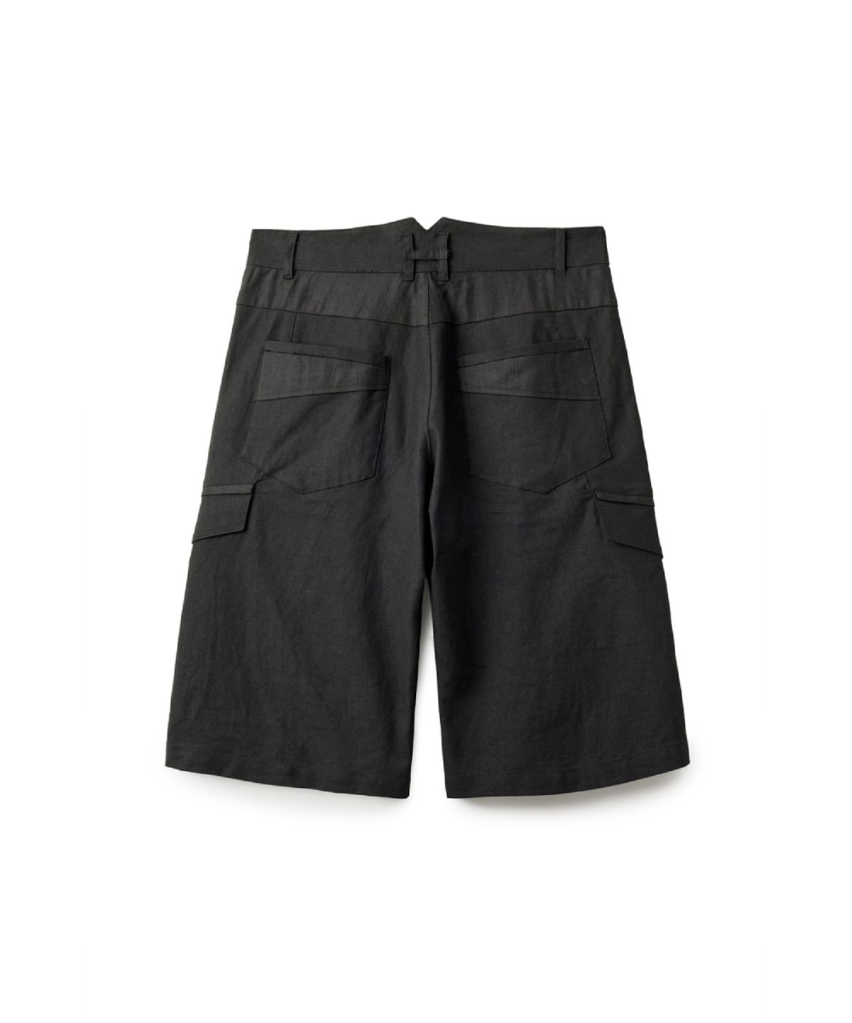 해칭룸(HATCHINGROOM) Flap Shorts Black