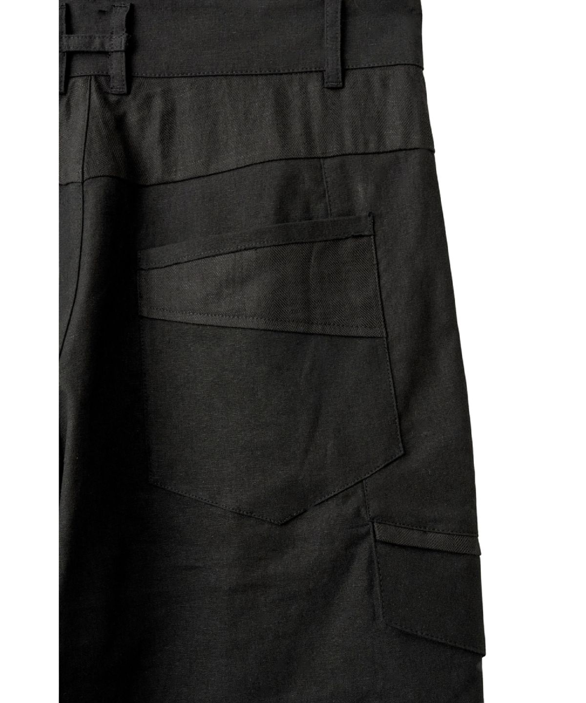 해칭룸(HATCHINGROOM) Flap Shorts Black
