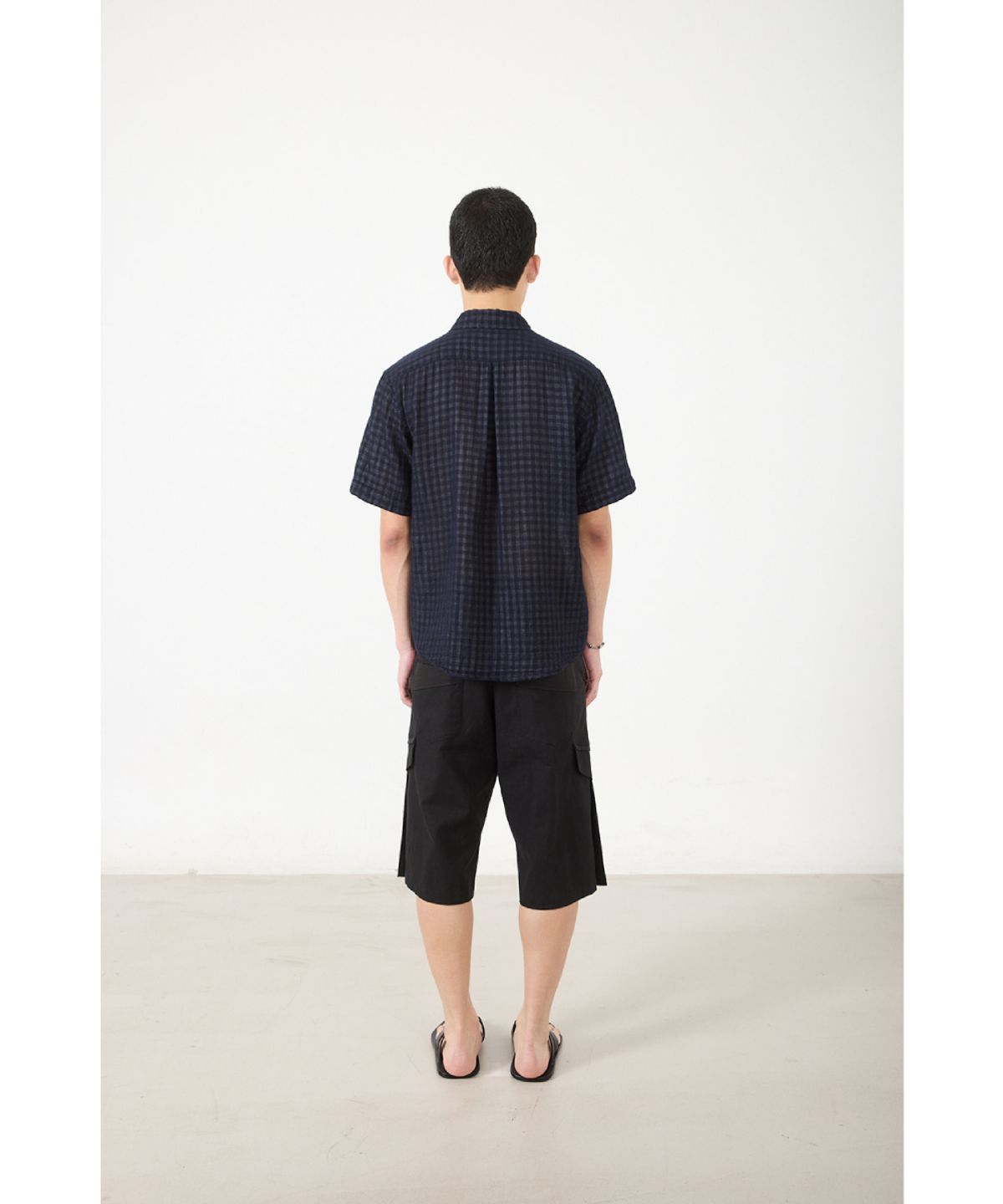 해칭룸(HATCHINGROOM) Flap Shorts Black