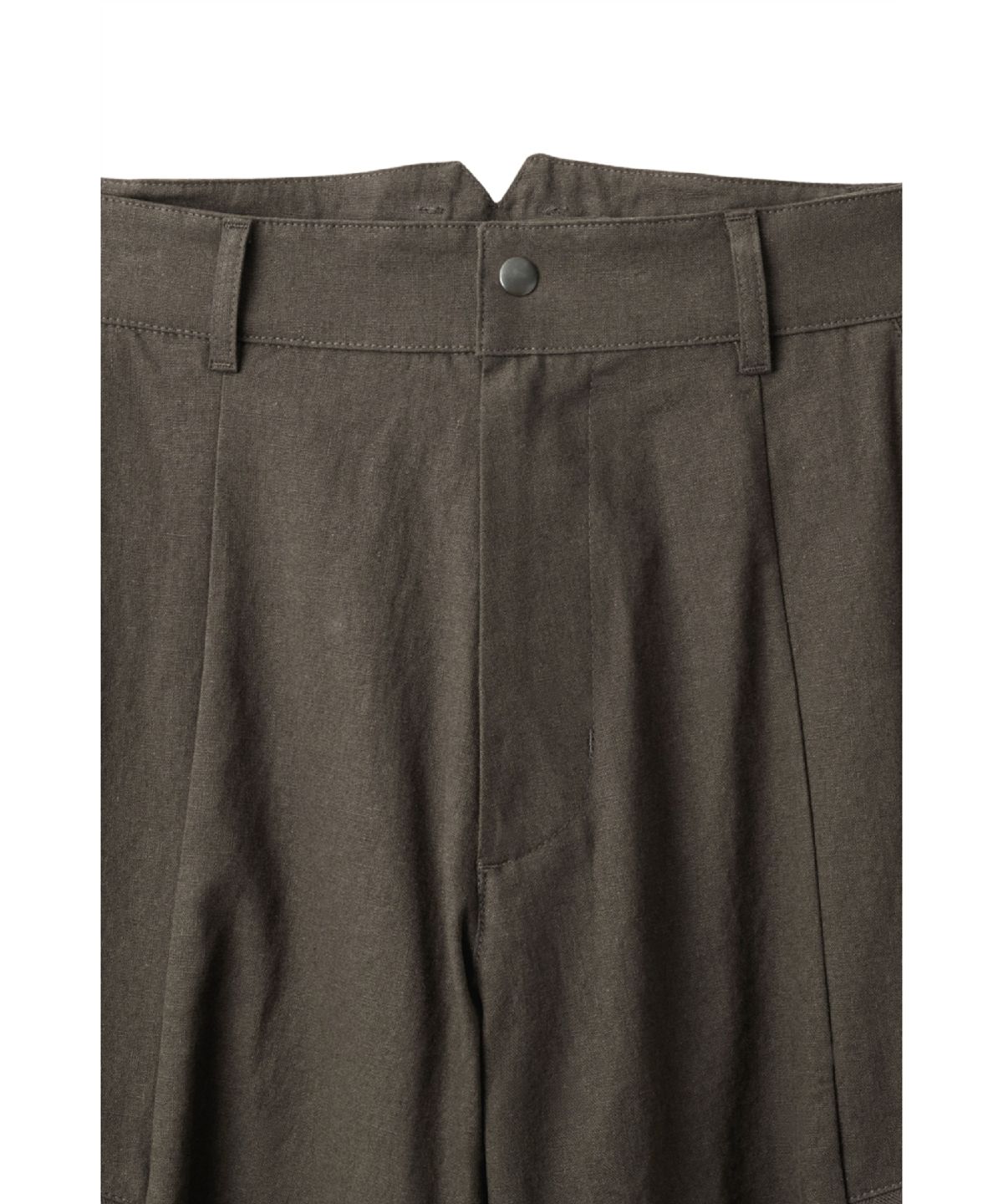 해칭룸(HATCHINGROOM) Flap Shorts Mud Brown