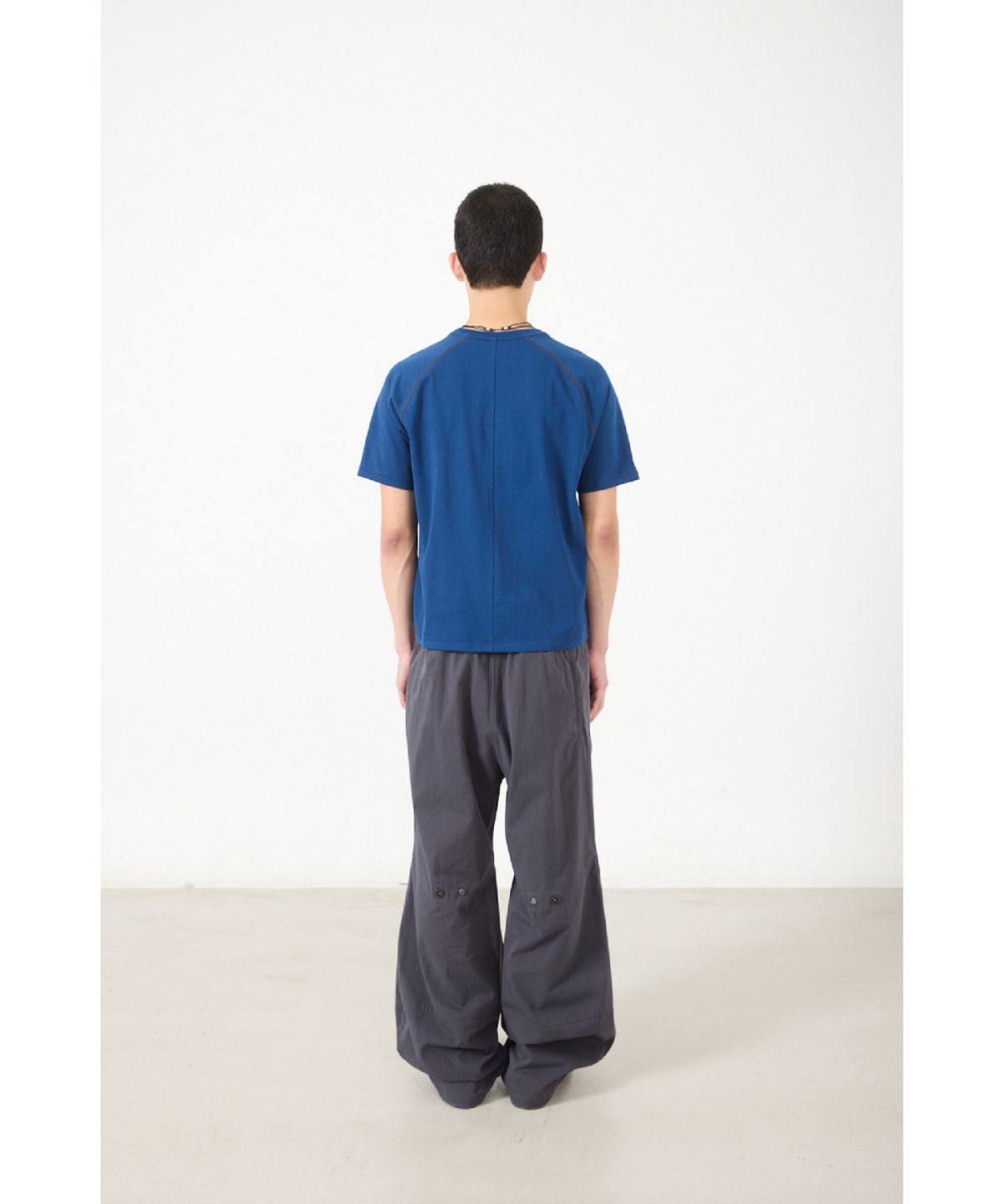 해칭룸(HATCHINGROOM) Volume Pants CN Blue Charcoal