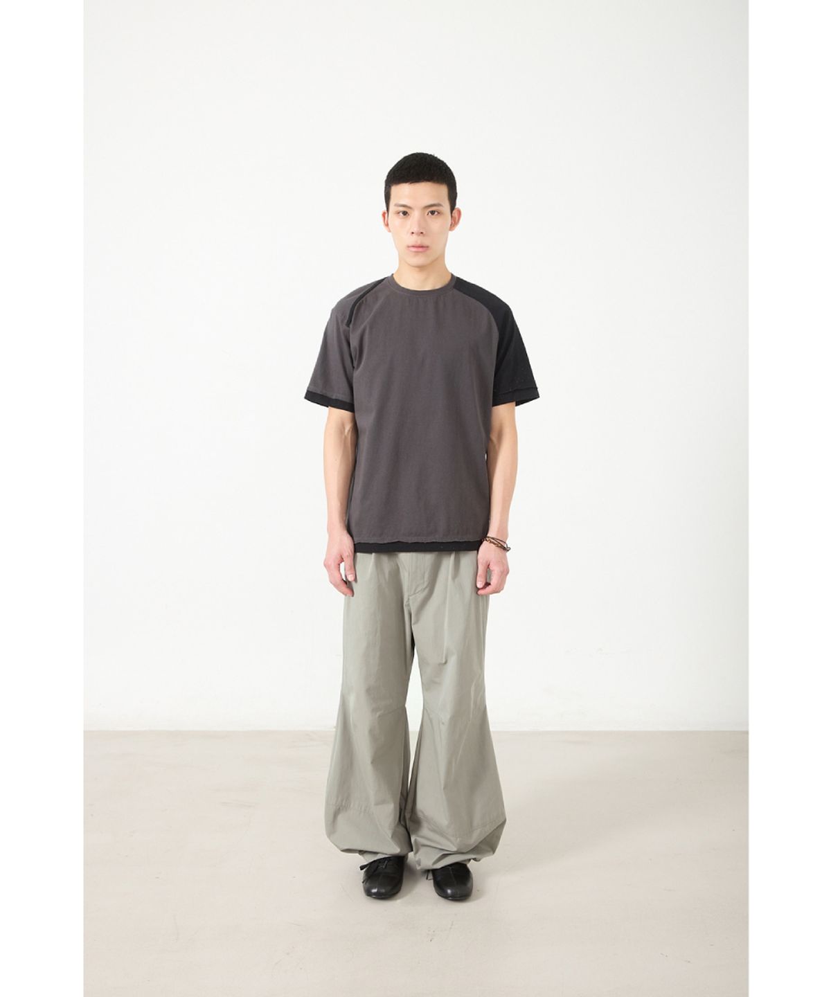 해칭룸(HATCHINGROOM) Volume Pants CN Olive Grey