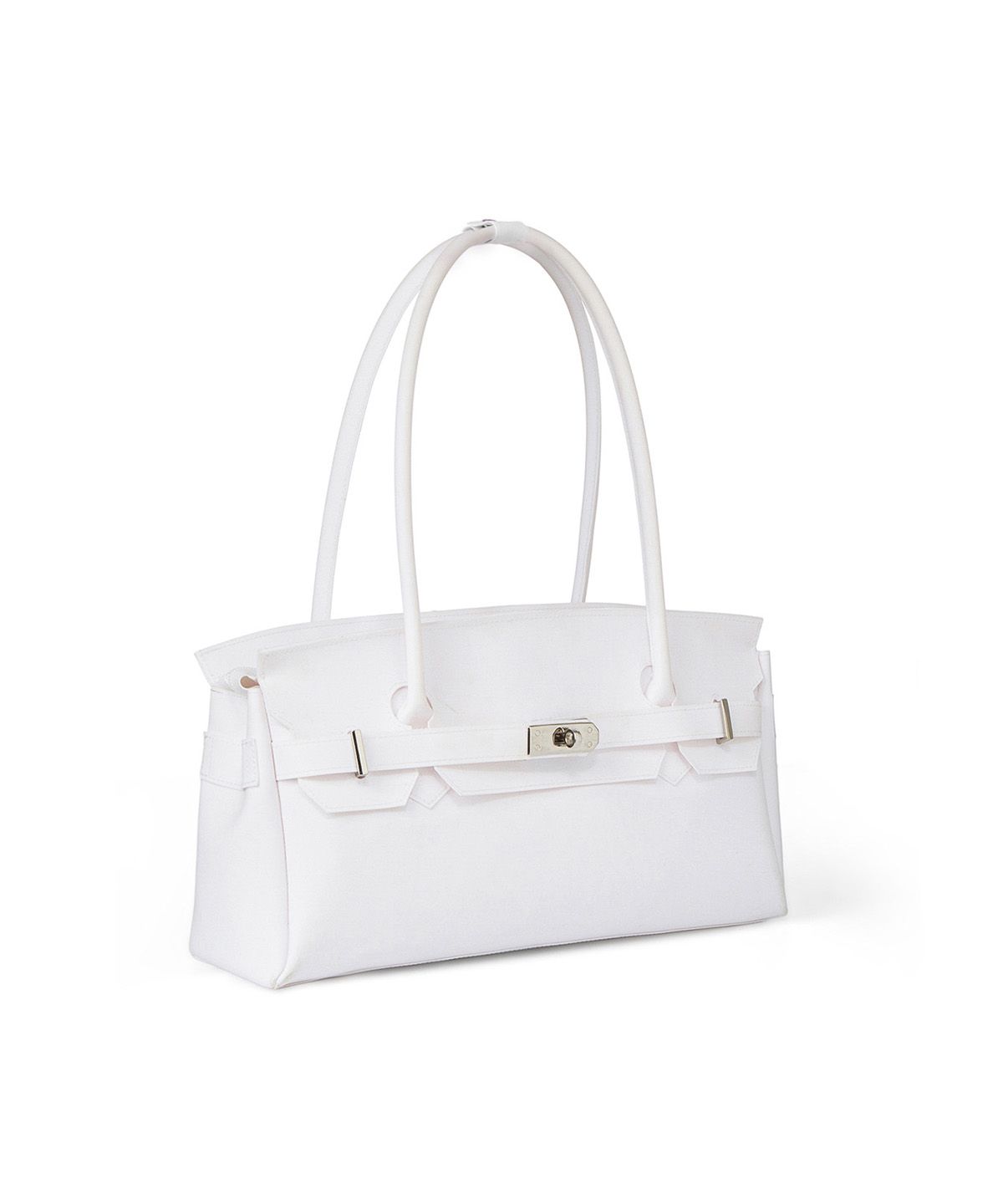 다이닛(DEINET) JELLY TWO-WAY BAG IN WHITE