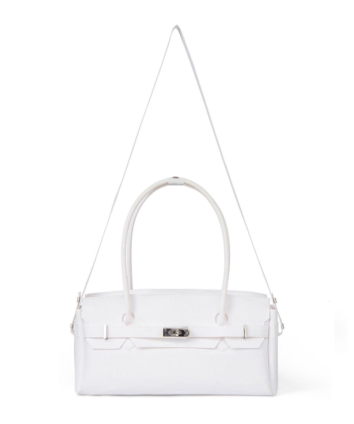 다이닛(DEINET) JELLY TWO-WAY BAG IN WHITE