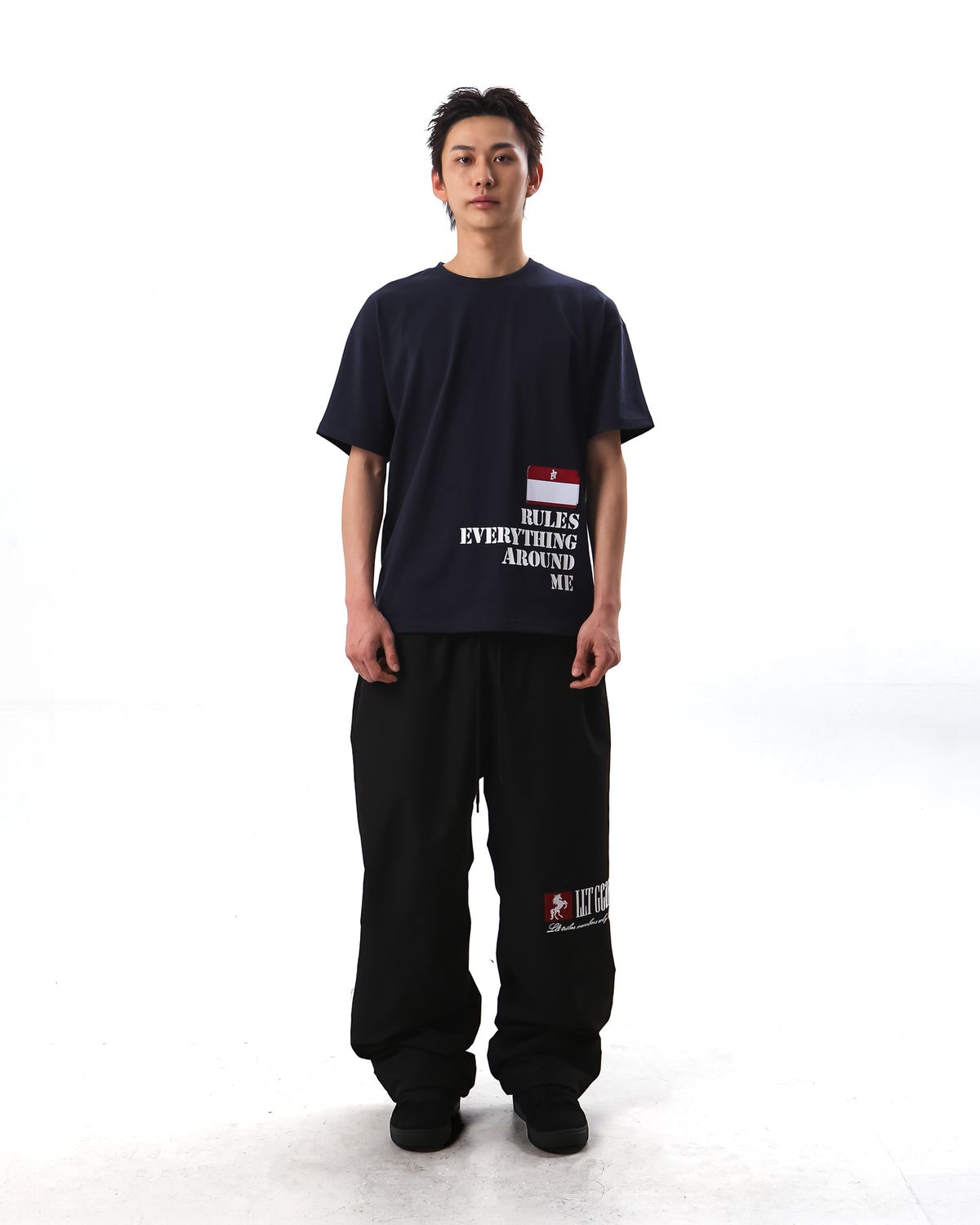 리브라이크디스(LLT) NAMETAG SHORTSLEEVE NAVY