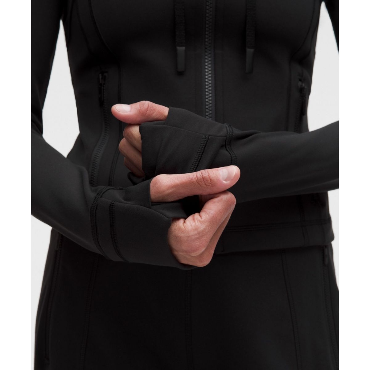 룰루레몬(LULULEMON) 디파인 크롭 후드 재킷 *Nulu  BLK
