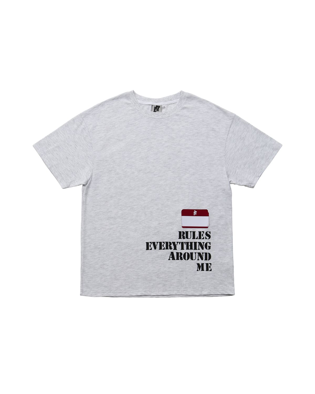 리브라이크디스(LLT) NAMETAG SHORTSLEEVE ASH HEATHER