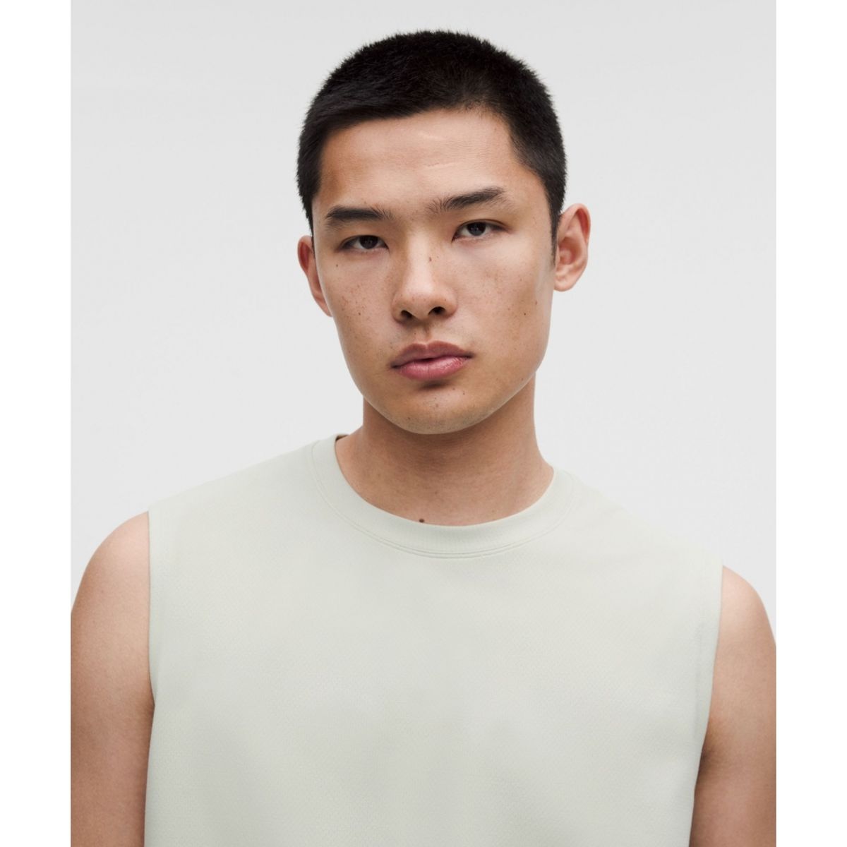 룰루레몬(LULULEMON) 메쉬 소프트 저지 슬리브리스 탱크탑  MHAZ