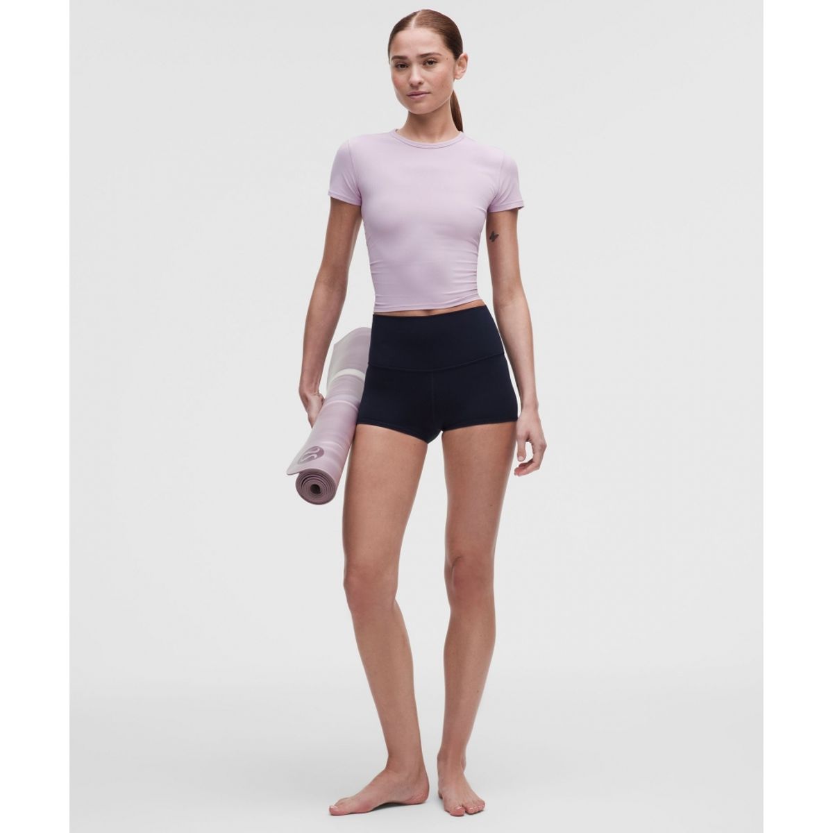 룰루레몬(LULULEMON) 올 잇 테익스 리브드 키홀 숏슬리브 셔츠  LLAY