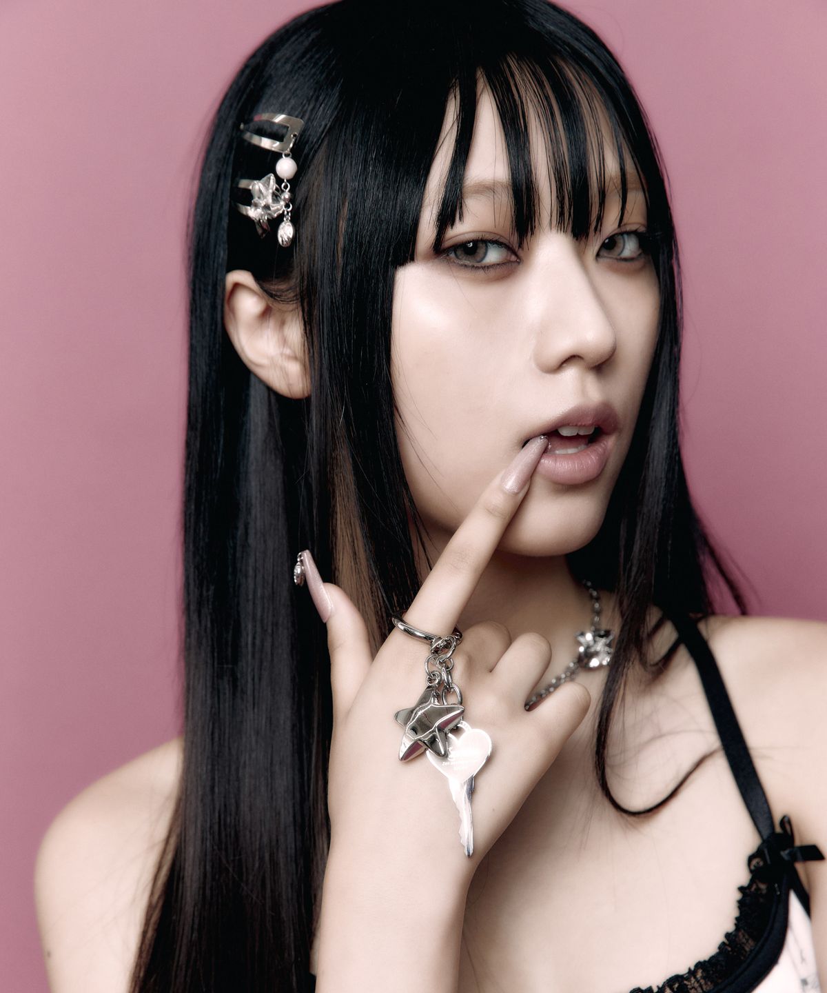 카시코(KASHIKO) Orchid HairPin+Pearl Hairpin