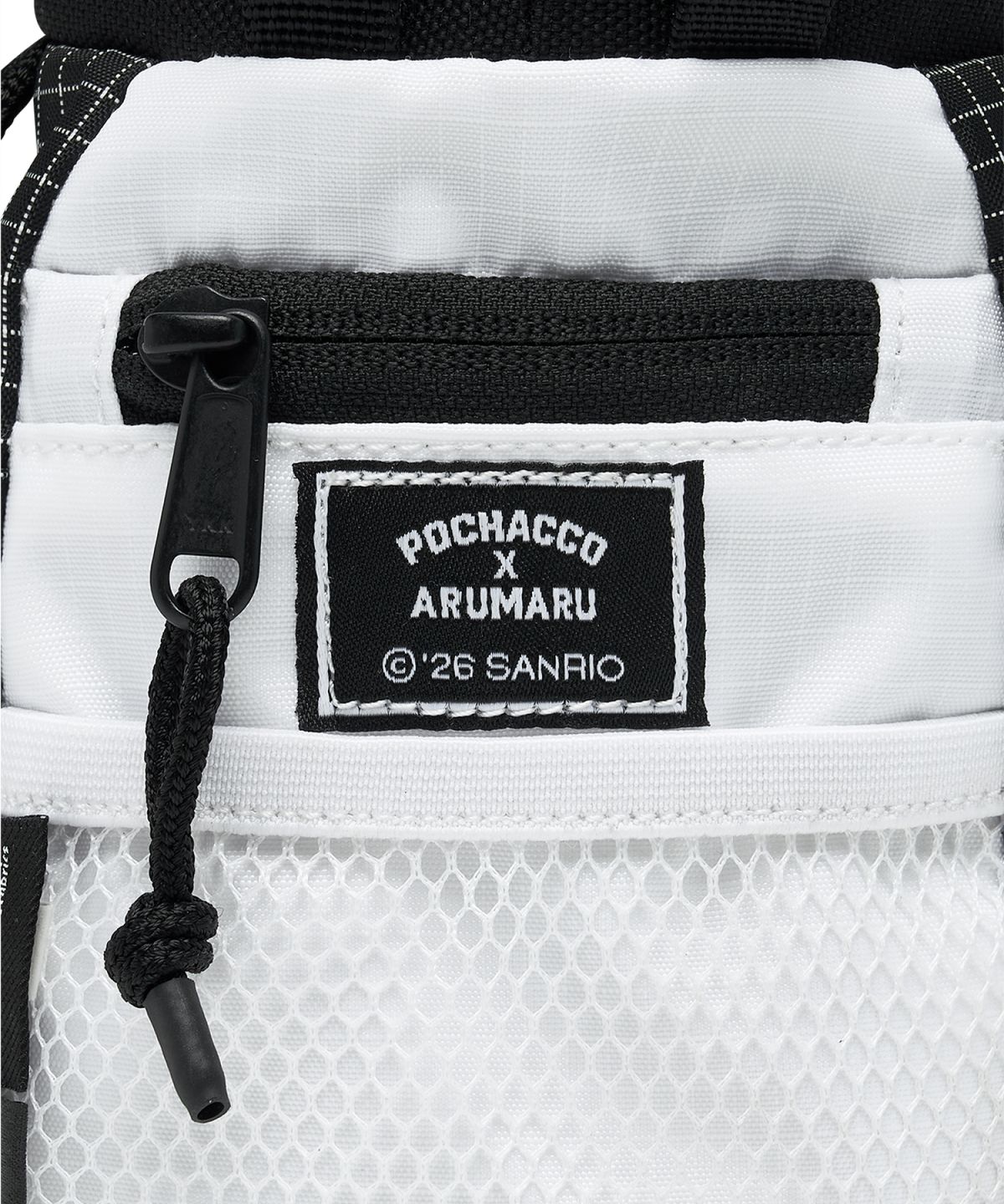아루마루(ARUMARU) 포차코X아루마루 페이스 트릿백_블랙