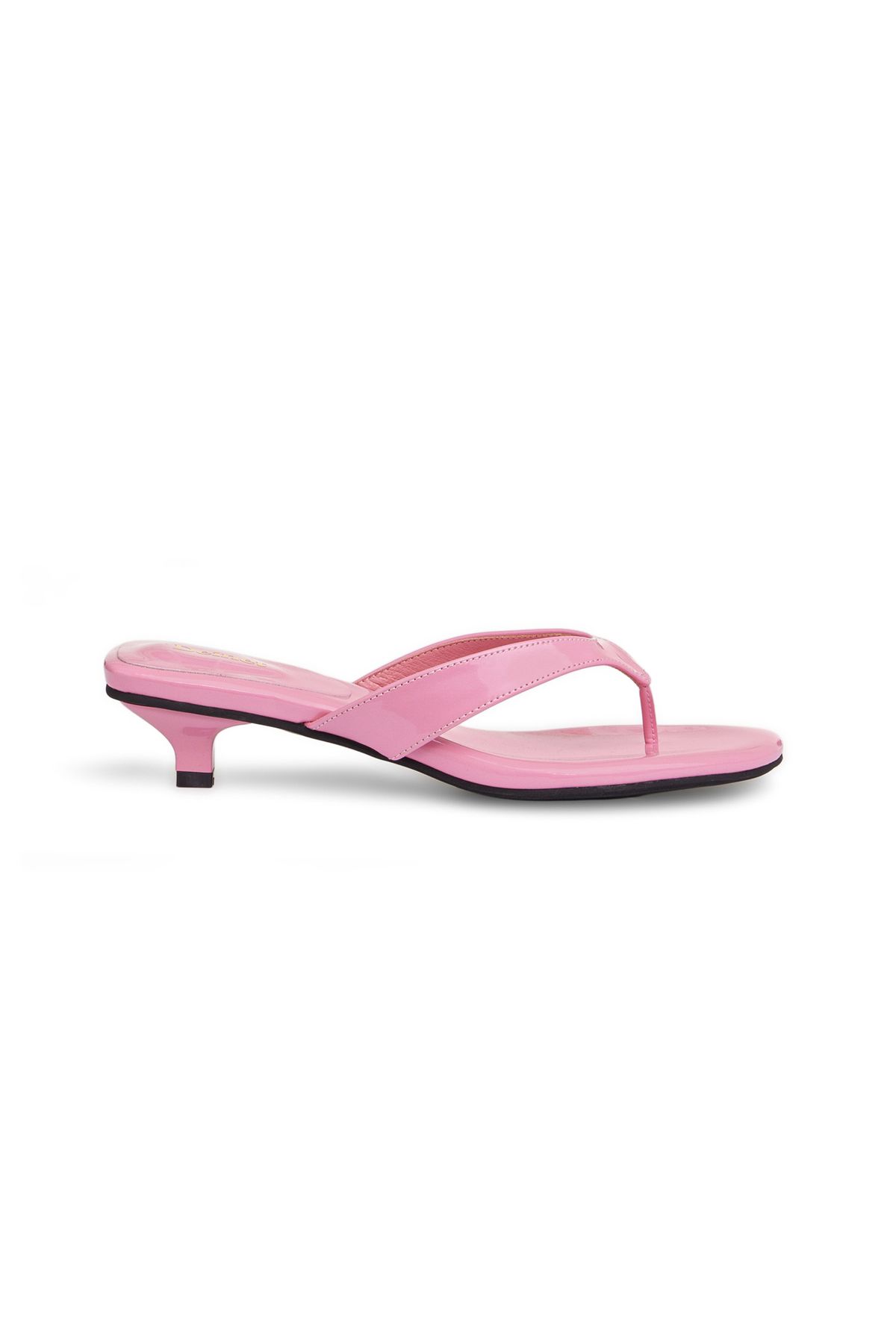 다이닛(DEINET) ENAMEL FLIP FLOP IN PINK
