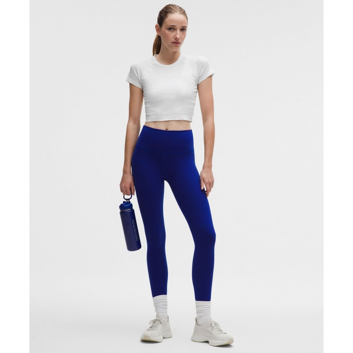 룰루레몬(LULULEMON) 스위프틀리 테크 크롭 숏슬리브 셔츠 2.0  WHWH